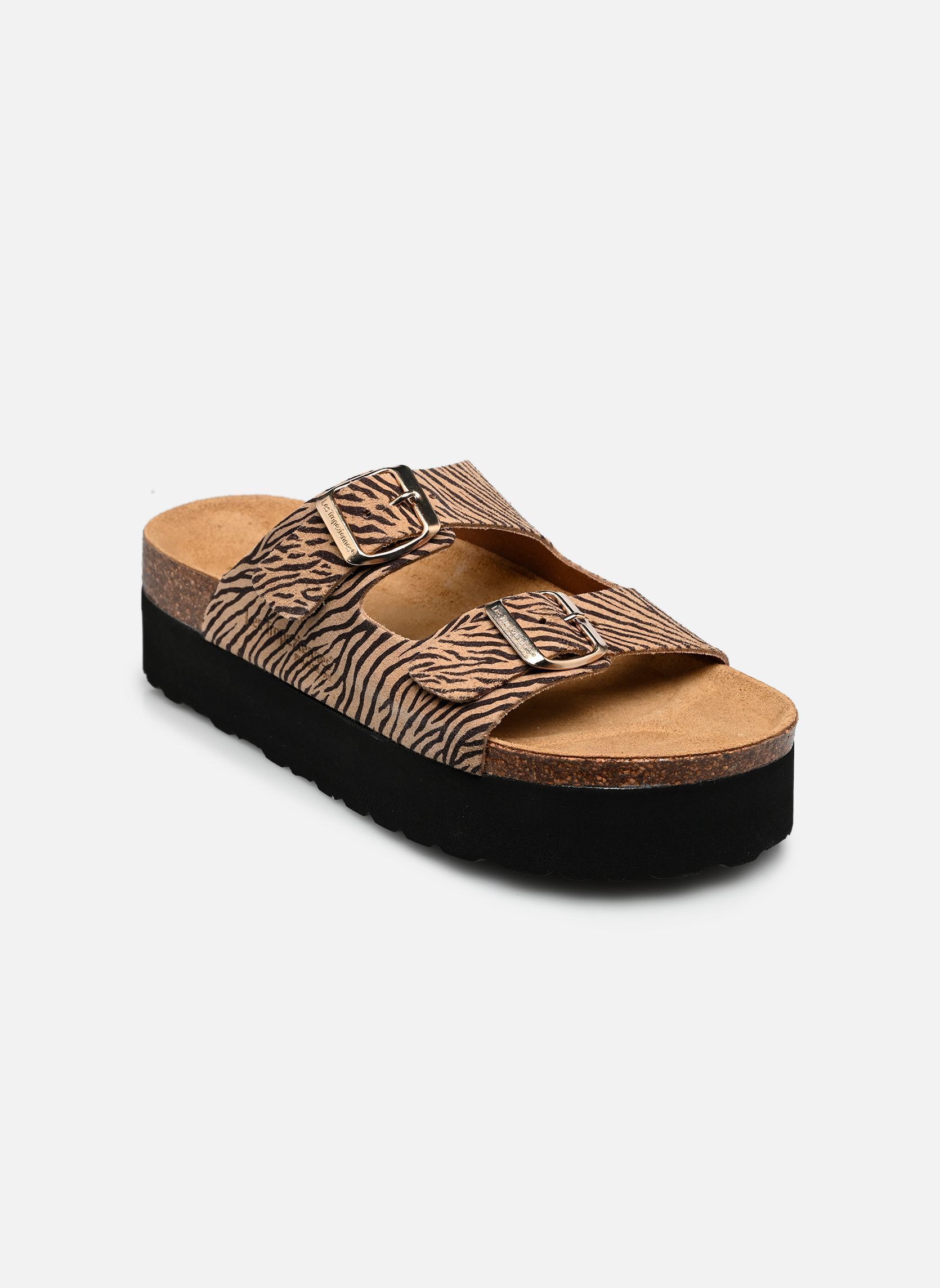 Pantoletten und Clogs ZATOP damen braun Les Tropéziennes par M Belarbi Pantoletten und Clogs ZATOP damen braun ZEBRE