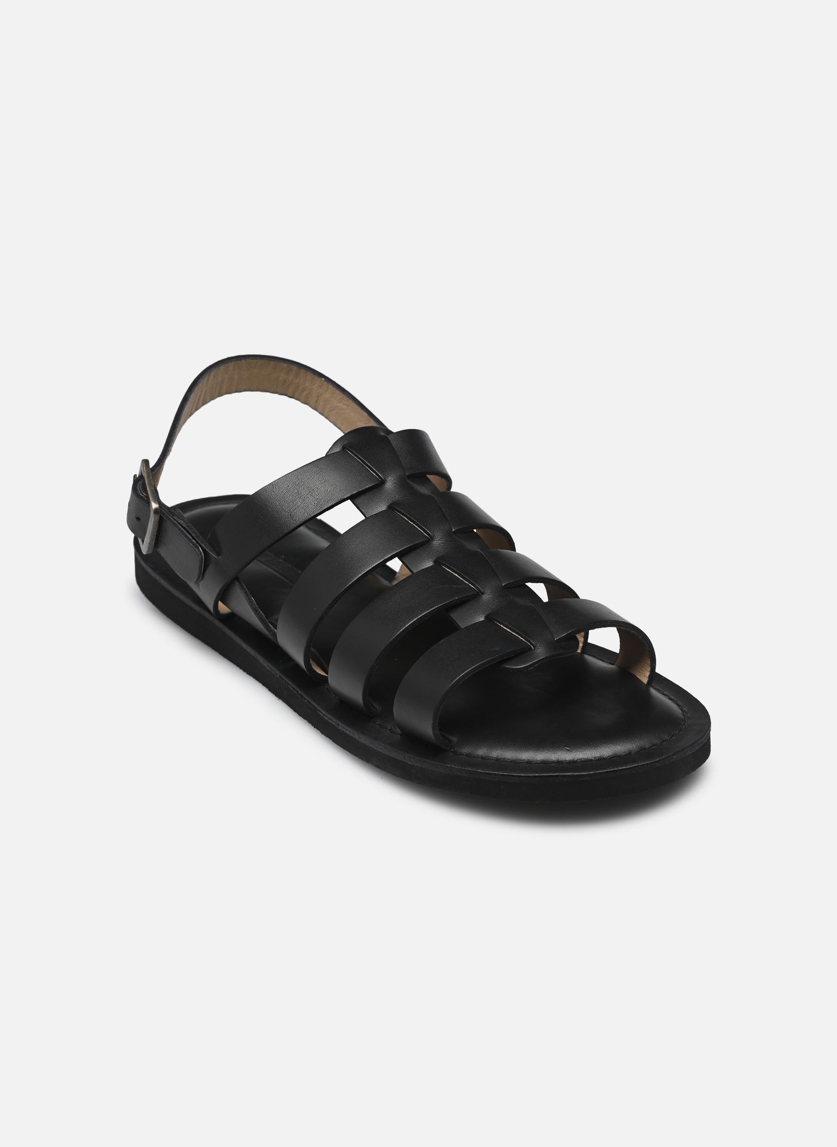 Sandales et mules ENAEL homme noir Les Tropéziennes par M Belarbi Sandales et mules ENAEL homme noir NOIR
