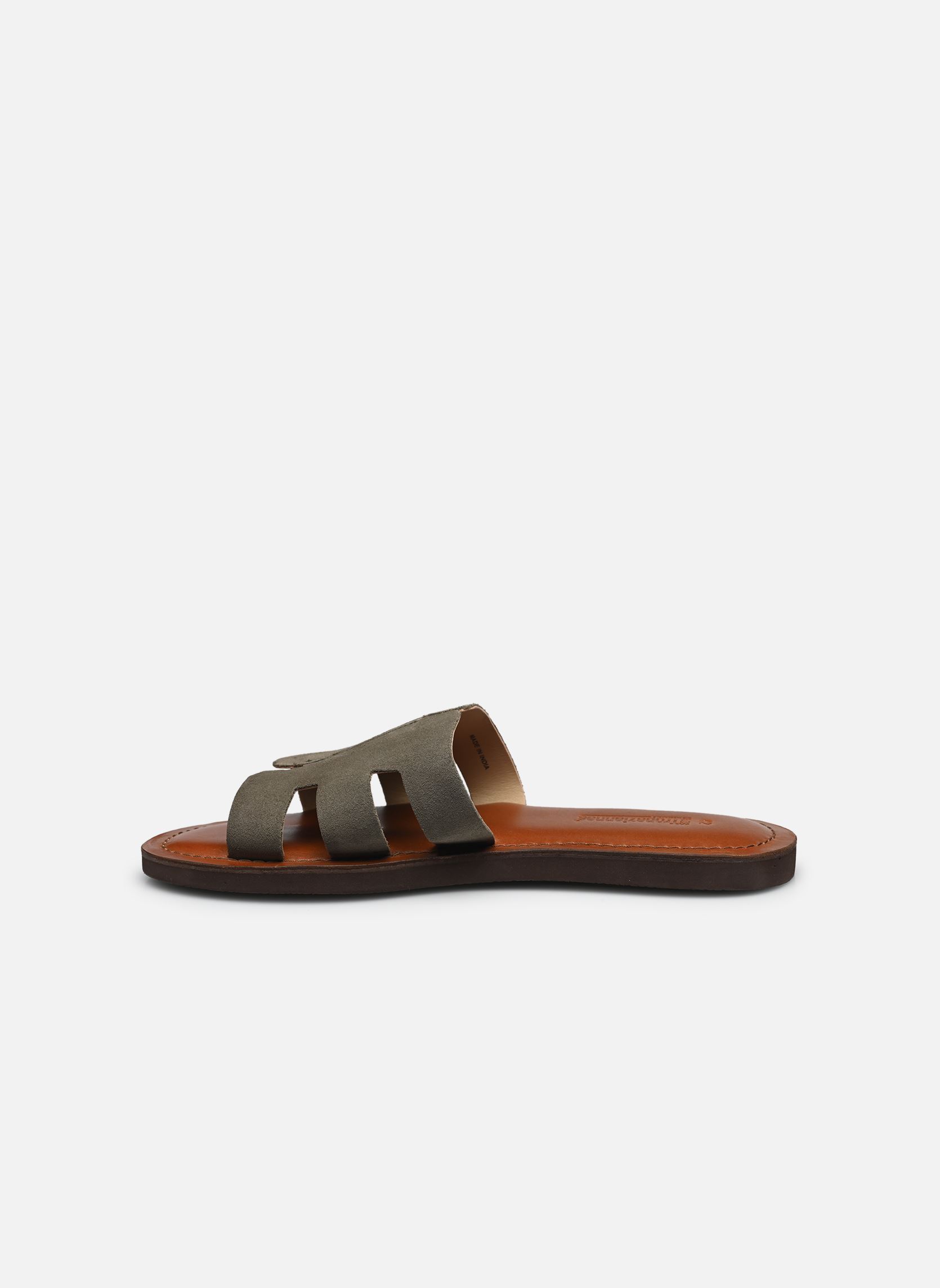 Mules EMIA SUEDE homme vert Les Tropéziennes par M Belarbi Mules EMIA SUEDE homme vert KAKI