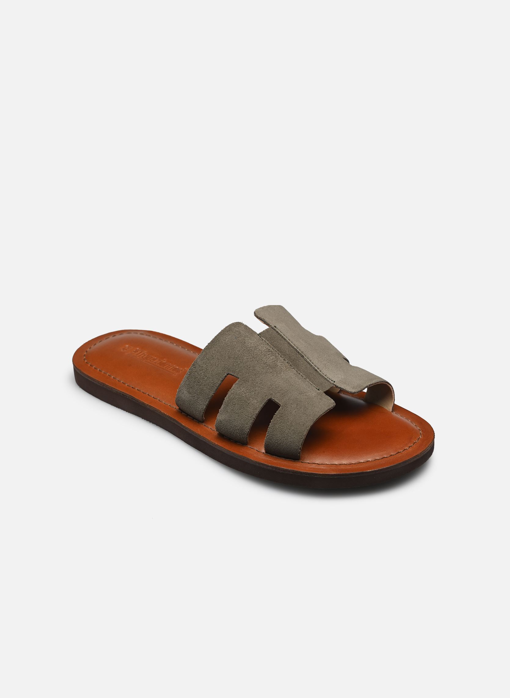 Mules EMIA SUEDE homme vert Les Tropéziennes par M Belarbi Mules EMIA SUEDE homme vert KAKI