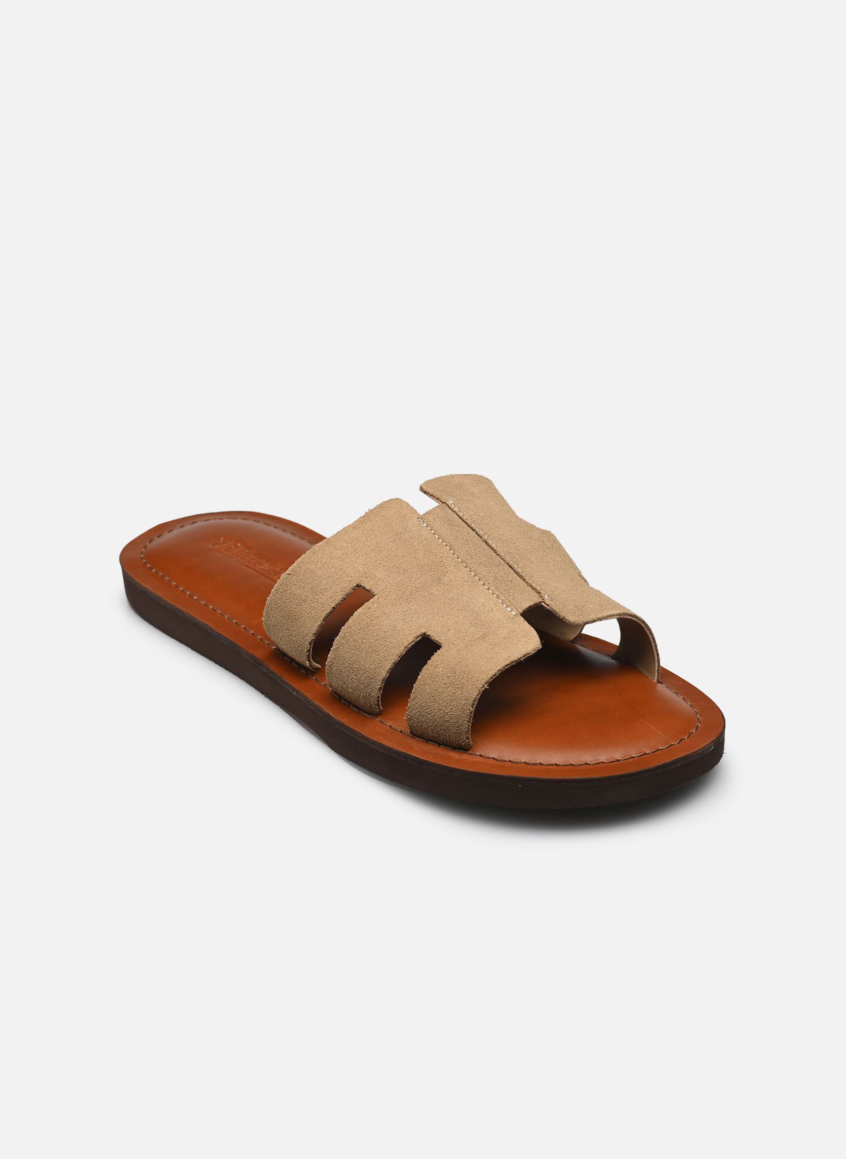Mules EMIA SUEDE homme beige Les Tropéziennes par M Belarbi Mules EMIA SUEDE homme beige TAUPE
