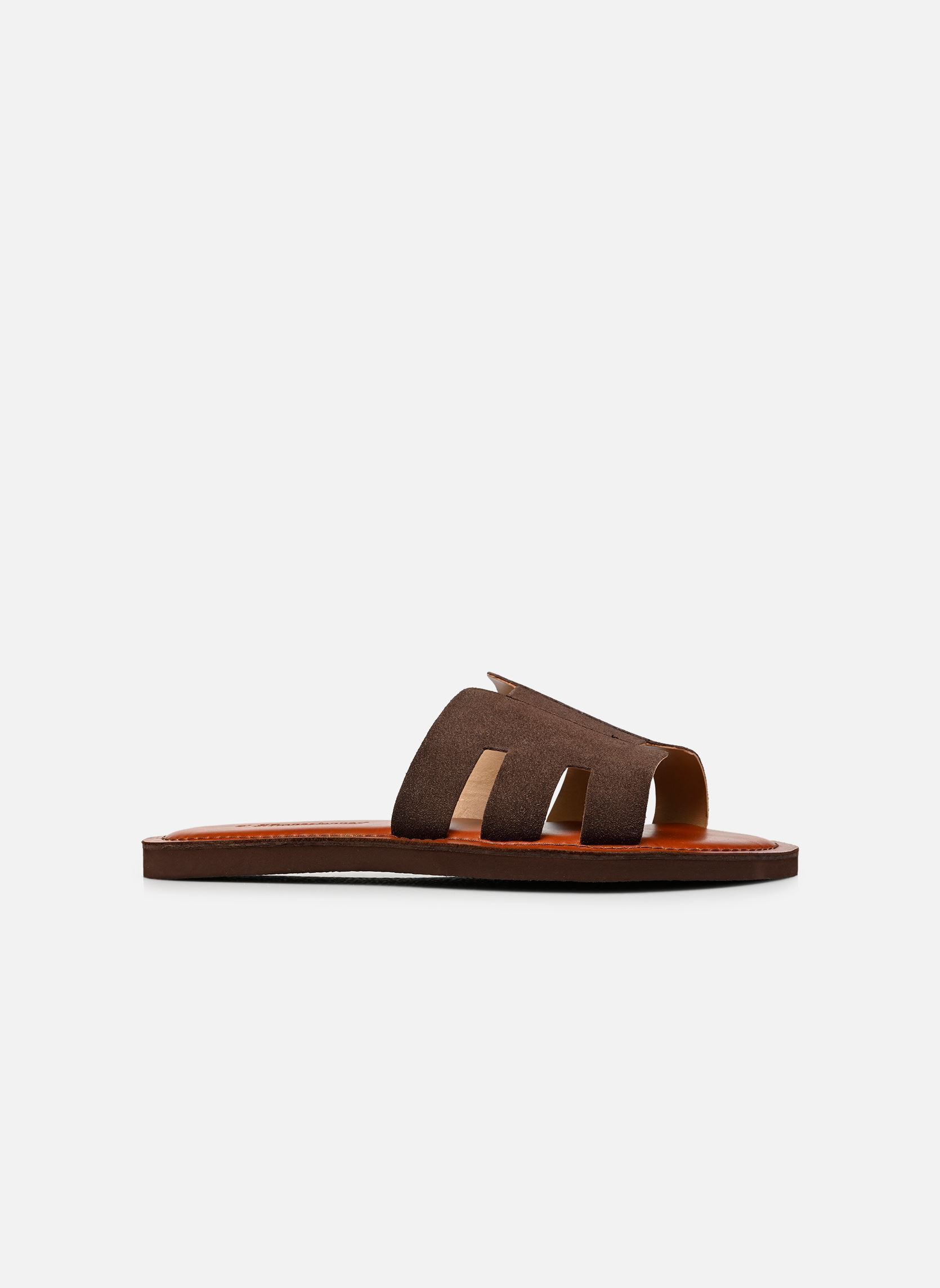 Mules EMIA SUEDE homme marron Les Tropéziennes par M Belarbi Mules EMIA SUEDE homme marron CHOCOLAT