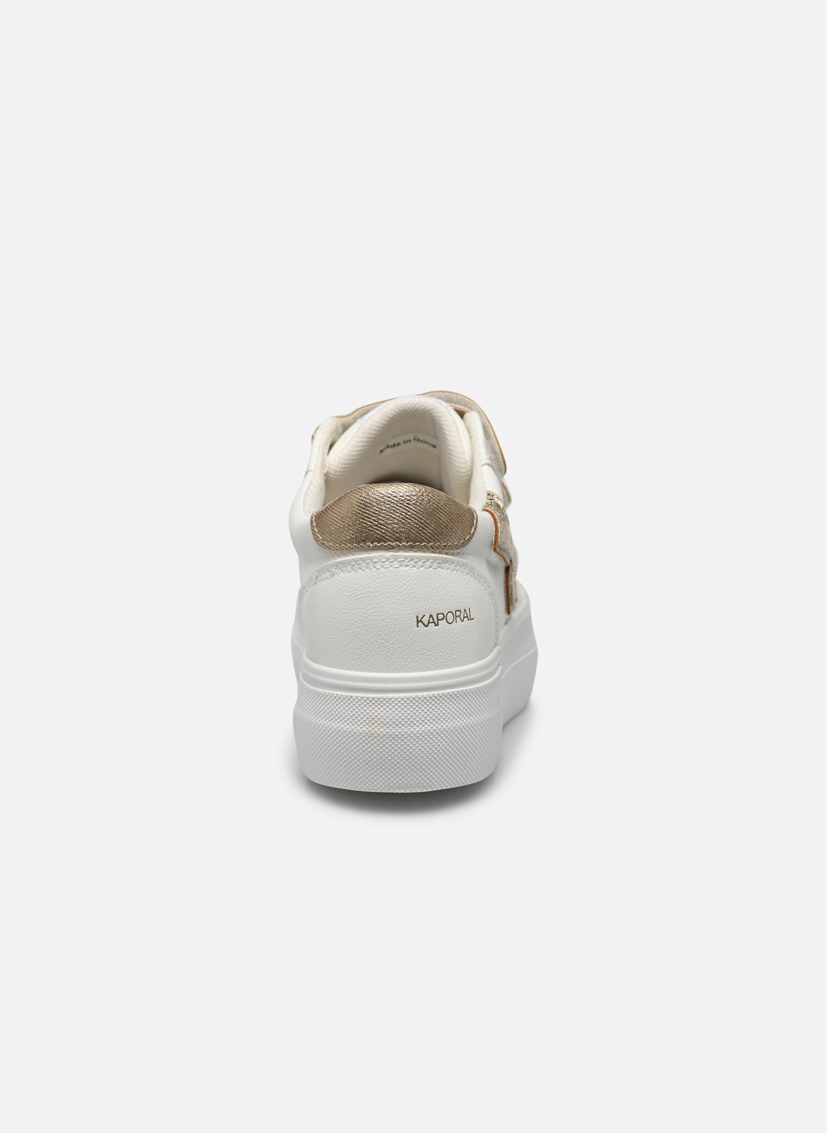 Niedrige Sneaker CLOVIA damen weiß Kaporal Niedrige Sneaker CLOVIA damen weiß BLANC-OR