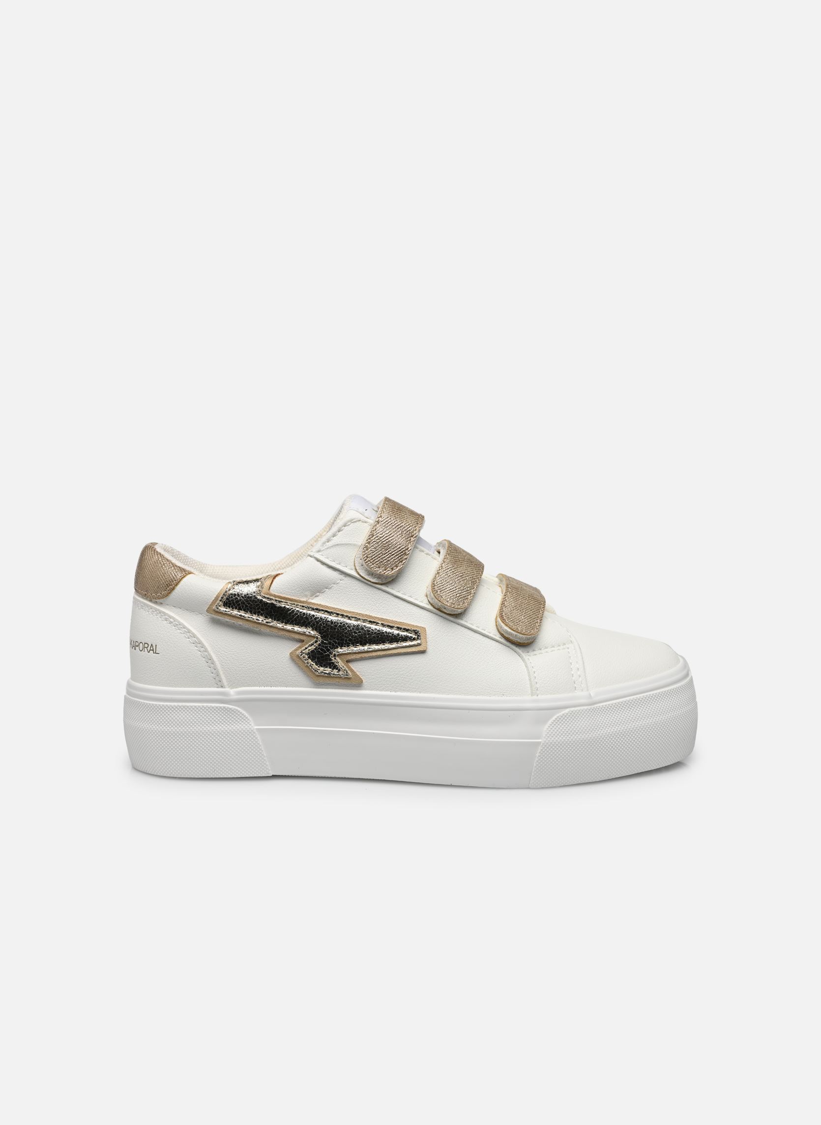 Niedrige Sneaker CLOVIA damen weiß Kaporal Niedrige Sneaker CLOVIA damen weiß BLANC-OR