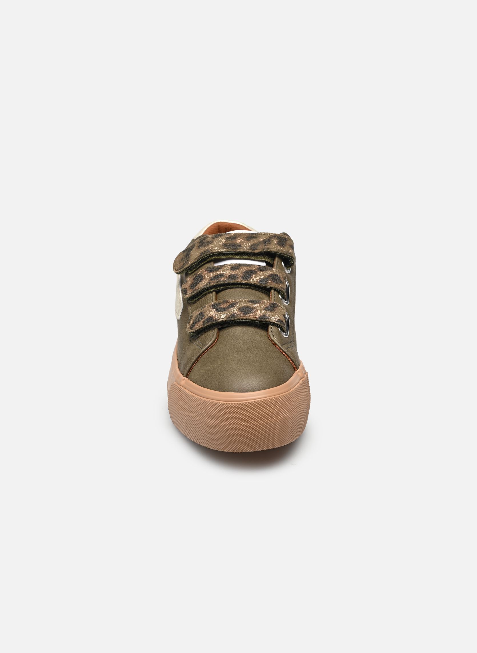 Baskets basses CLOVIA femme vert Kaporal Baskets basses CLOVIA femme vert KAKI-LEOPARD