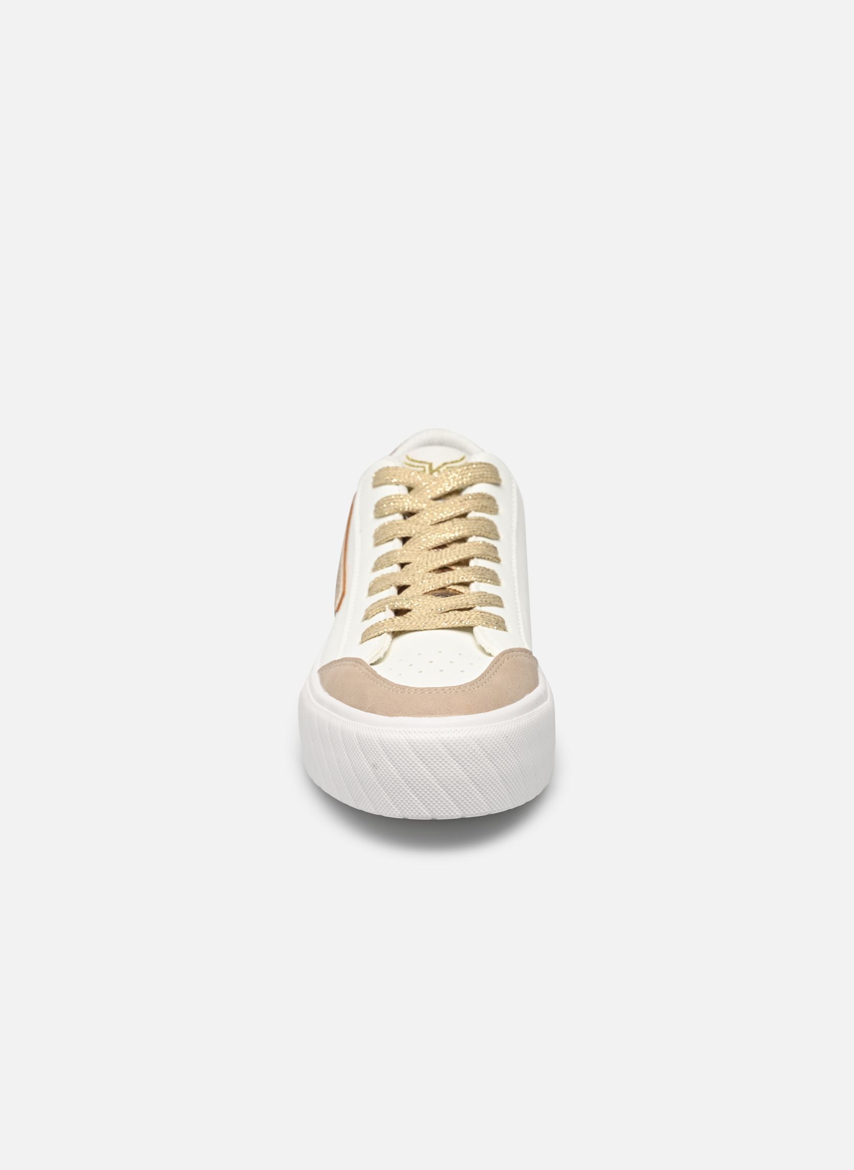Baskets basses CYNDIA femme blanc Kaporal Baskets basses CYNDIA femme blanc BLANC-OR
