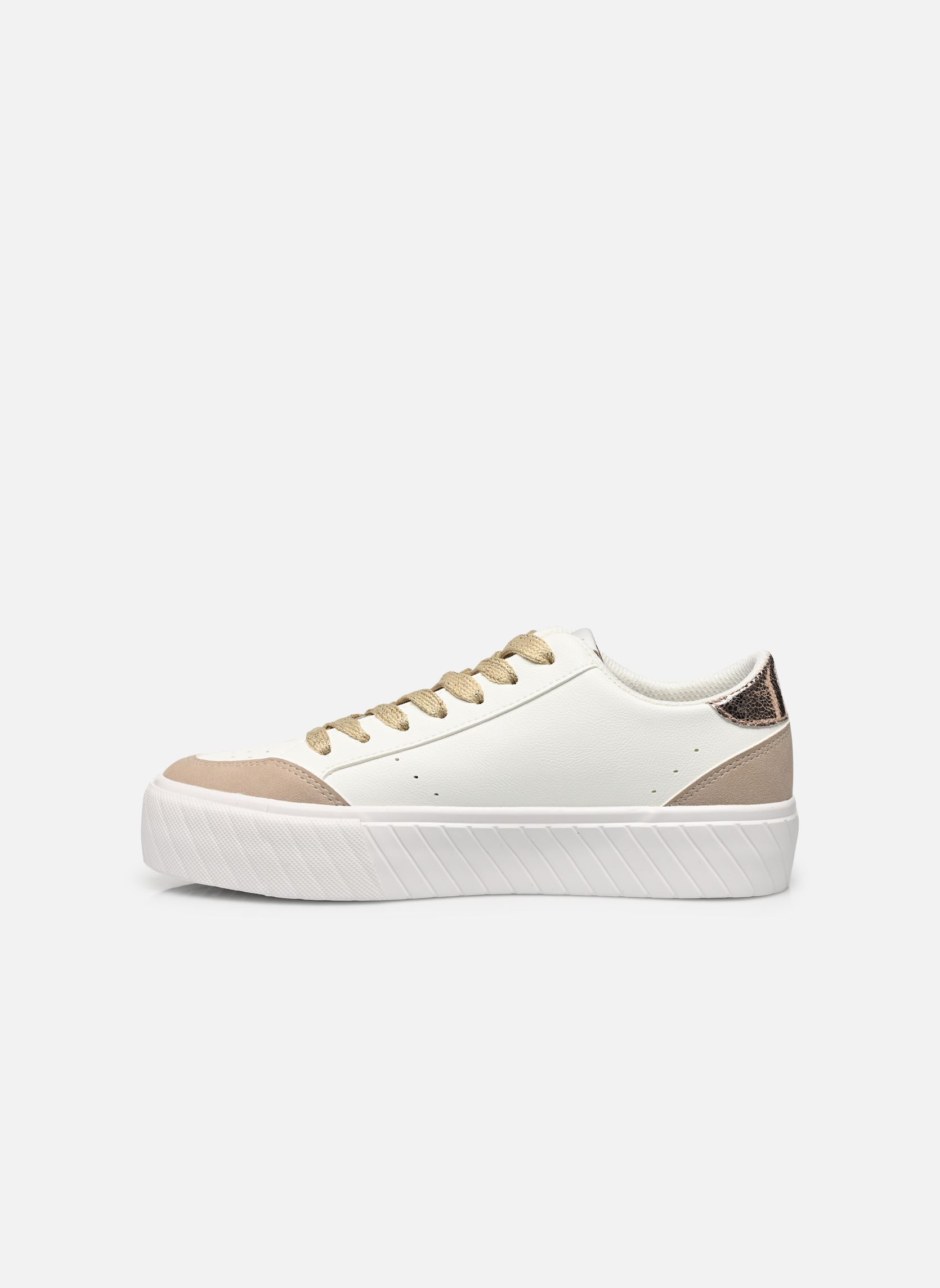 Baskets basses CYNDIA femme blanc Kaporal Baskets basses CYNDIA femme blanc BLANC-OR