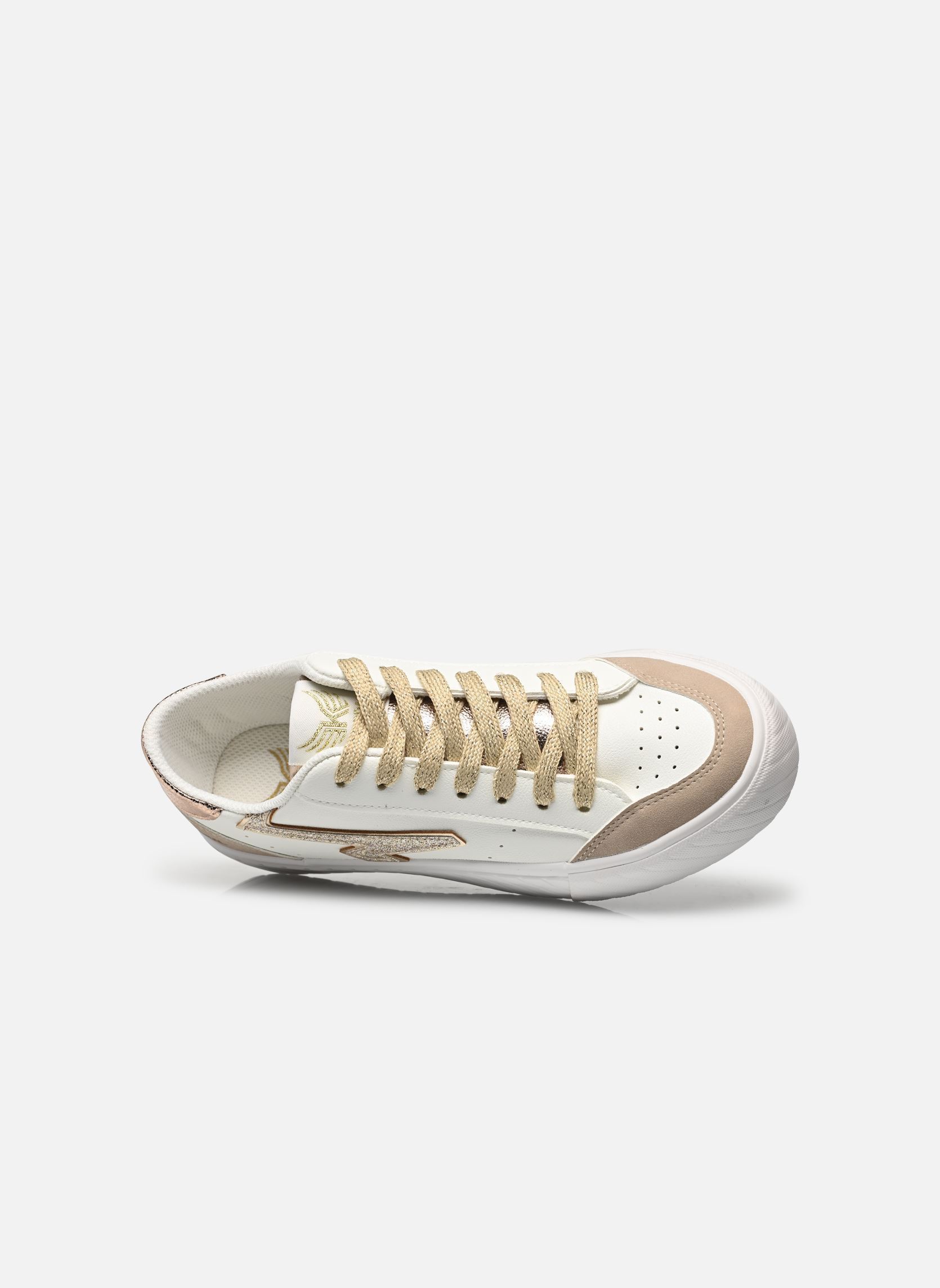 Baskets basses CYNDIA femme blanc Kaporal Baskets basses CYNDIA femme blanc BLANC-OR