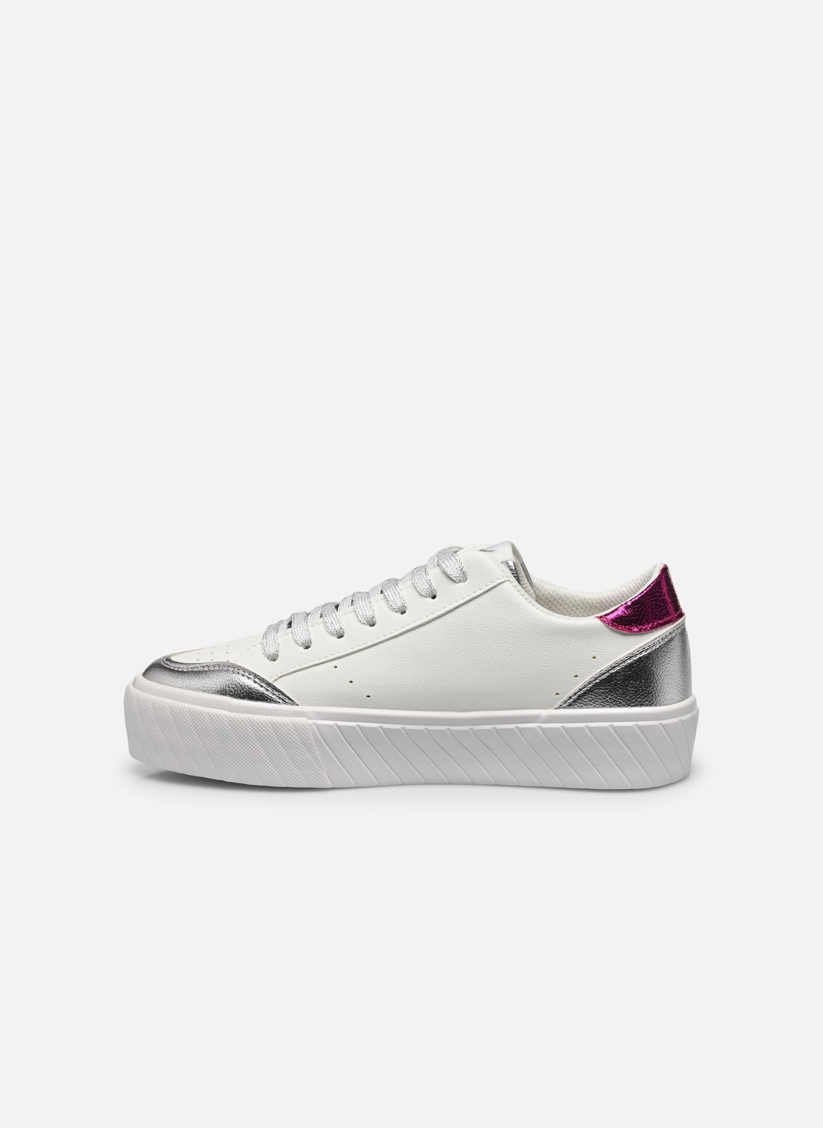 Sneakers basse CYNDIA donna bianco Kaporal Sneakers basse CYNDIA donna bianco BLANC-ROSE