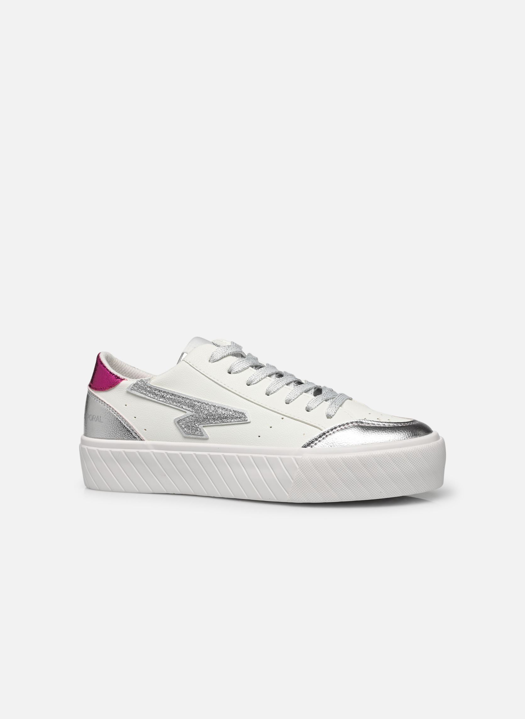 Sneakers basse CYNDIA donna bianco Kaporal Sneakers basse CYNDIA donna bianco BLANC-ROSE