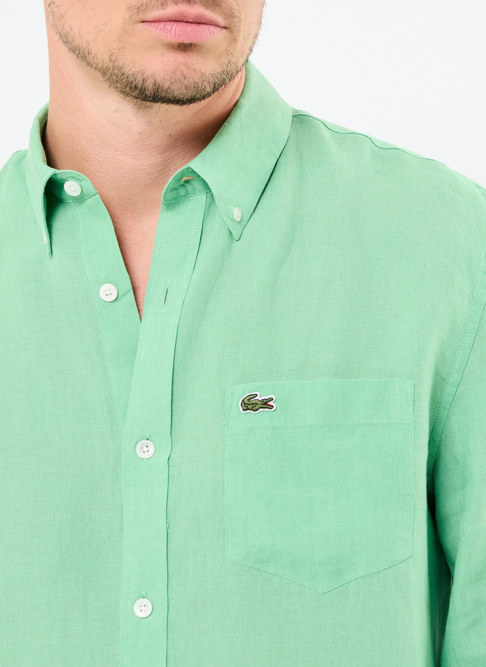 Chemises Chemise Lacoste CH5692 homme vert Lacoste Chemises Chemise Lacoste CH5692 homme vert LIAMONE
