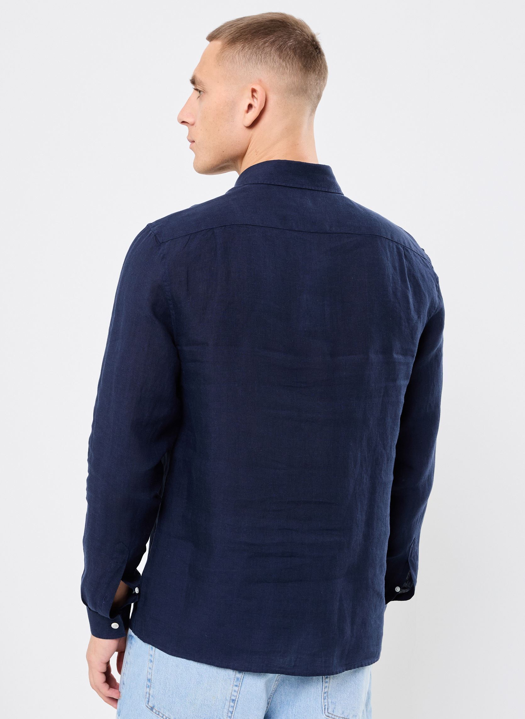 Chemises Chemise Lacoste CH5692 homme bleu Lacoste Chemises Chemise Lacoste CH5692 homme bleu MARINE