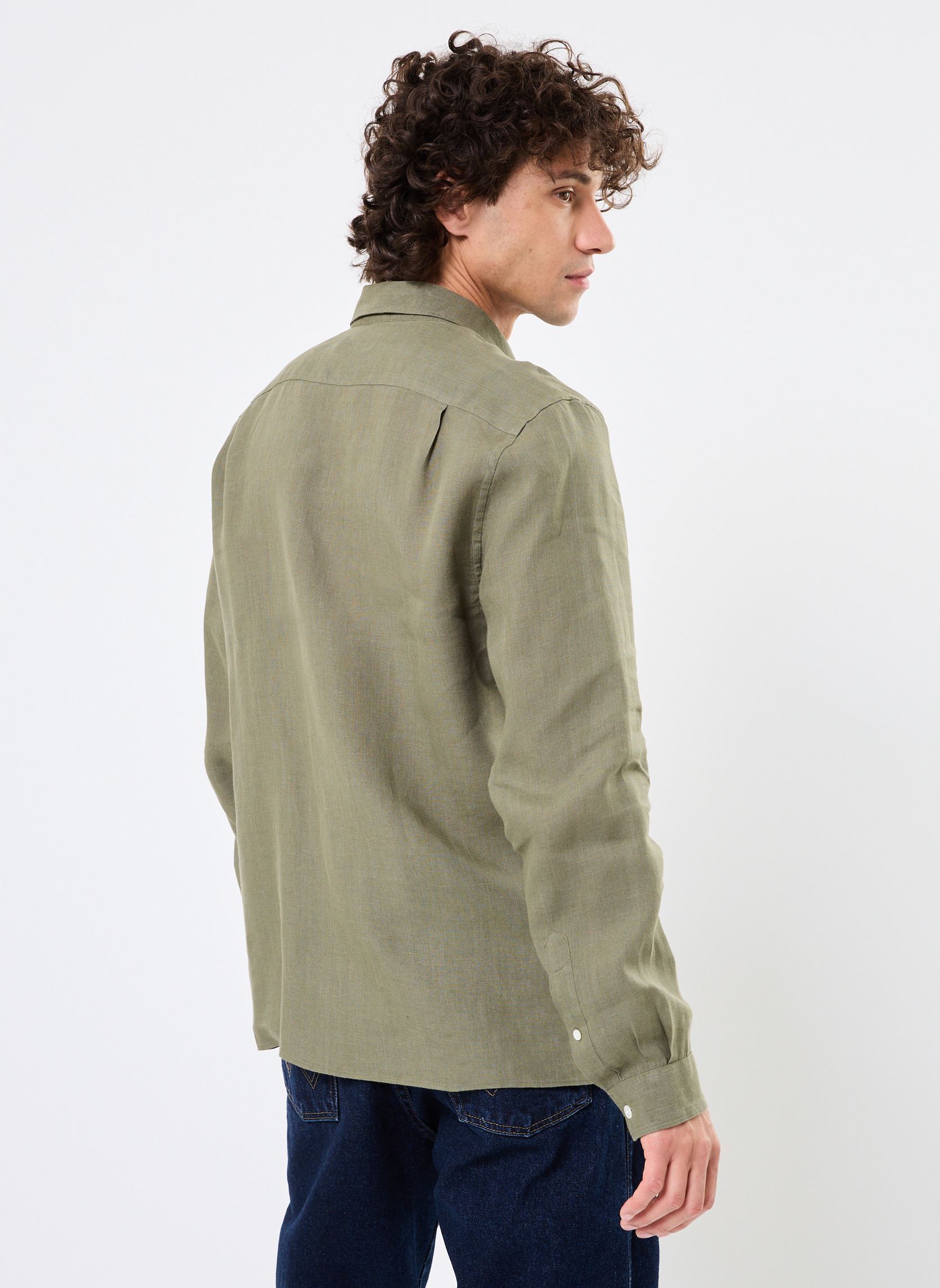 Camisas Chemise Lacoste CH5692 hombre verde Lacoste Camisas Chemise Lacoste CH5692 hombre verde KAKI