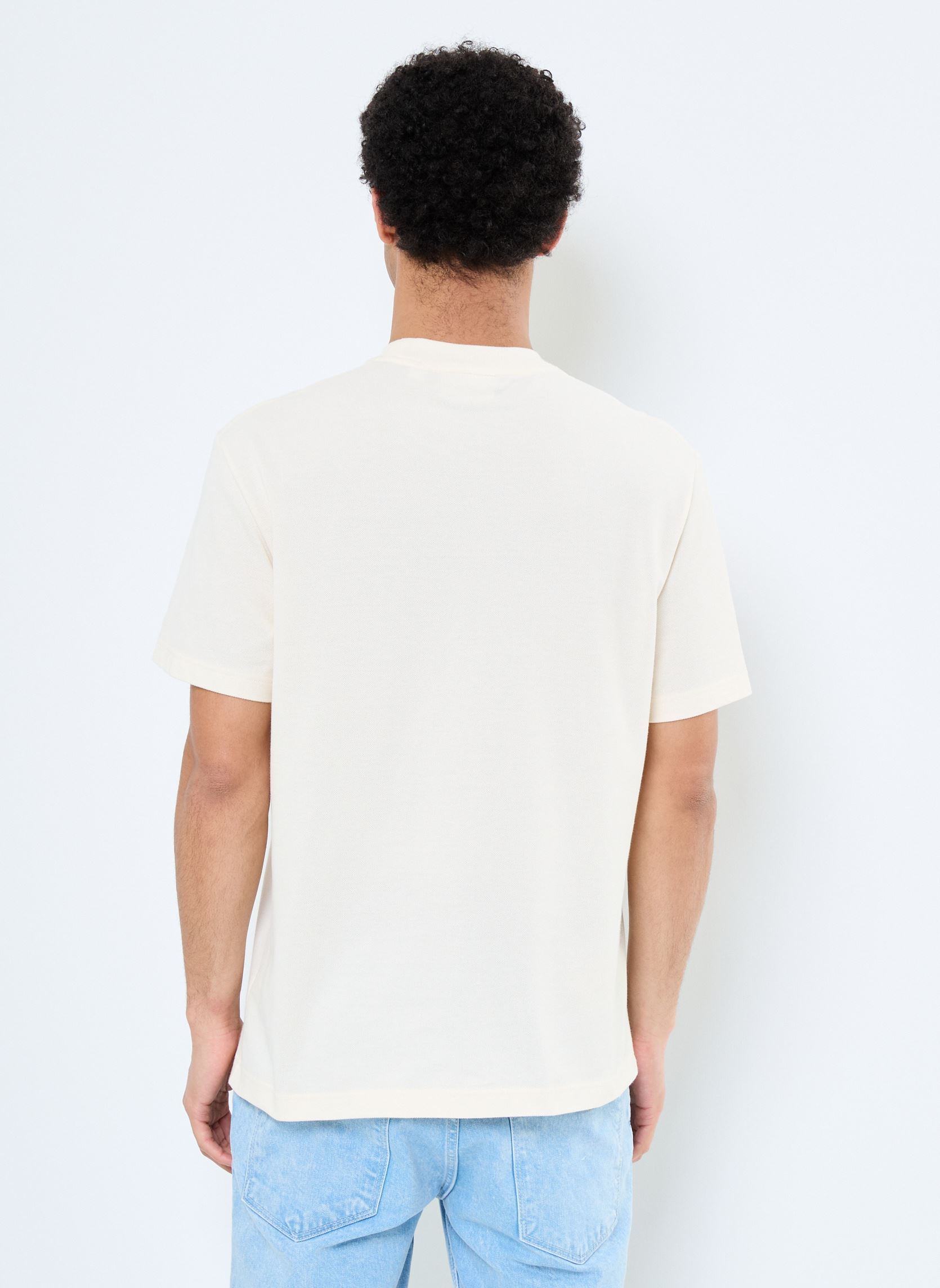 Tee-shirts manches courtes Tee-shirt Lacoste TH0025 homme blanc Lacoste Tee-shirts manches courtes Tee-shirt Lacoste TH0025 homme blanc LAPONIE