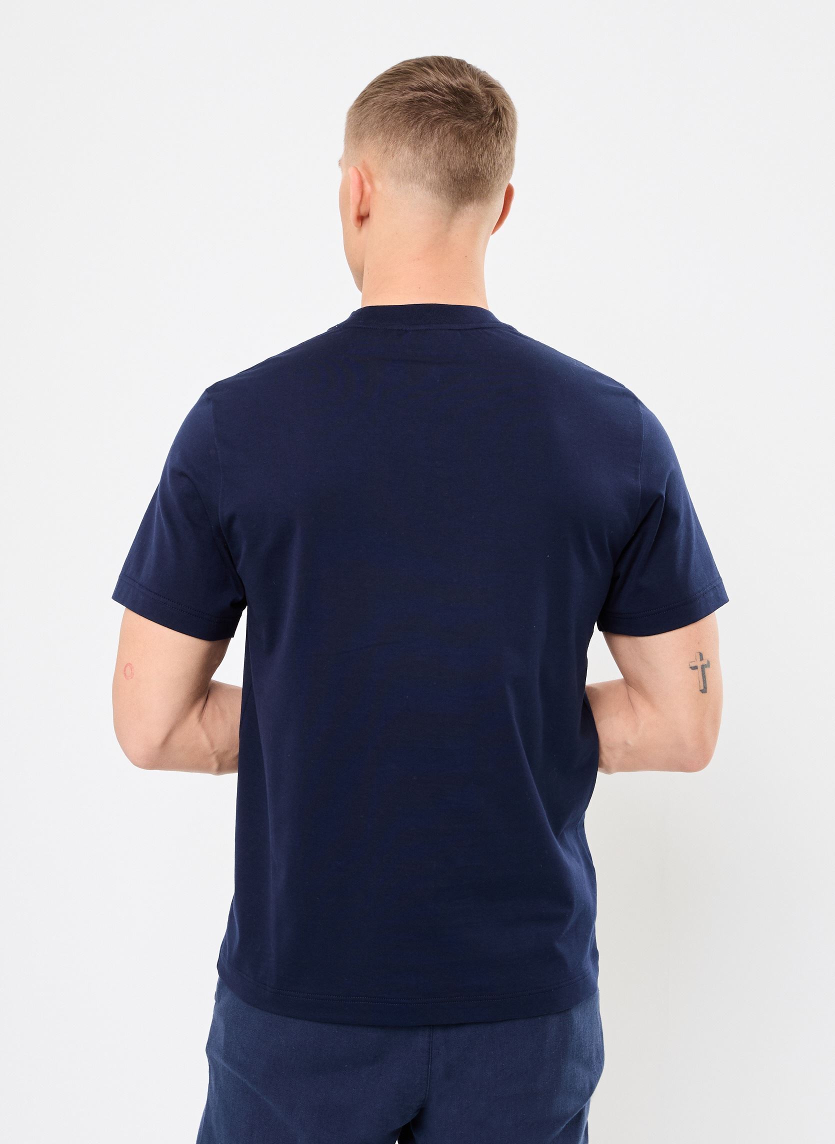 Kurzarm-T-Shirts Tee-shirt Lacoste TH0027 herren blau Lacoste Kurzarm-T-Shirts Tee-shirt Lacoste TH0027 herren blau MARINE