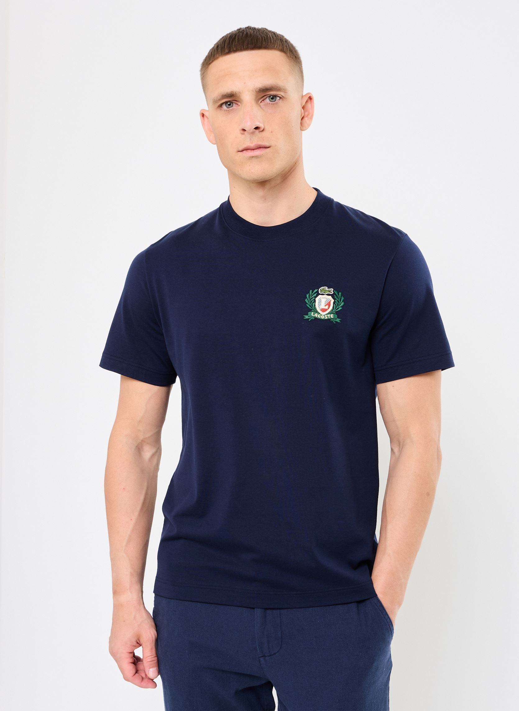 Vêtements Lacoste Tee shirt Lacoste TH0027 pour Accessoires