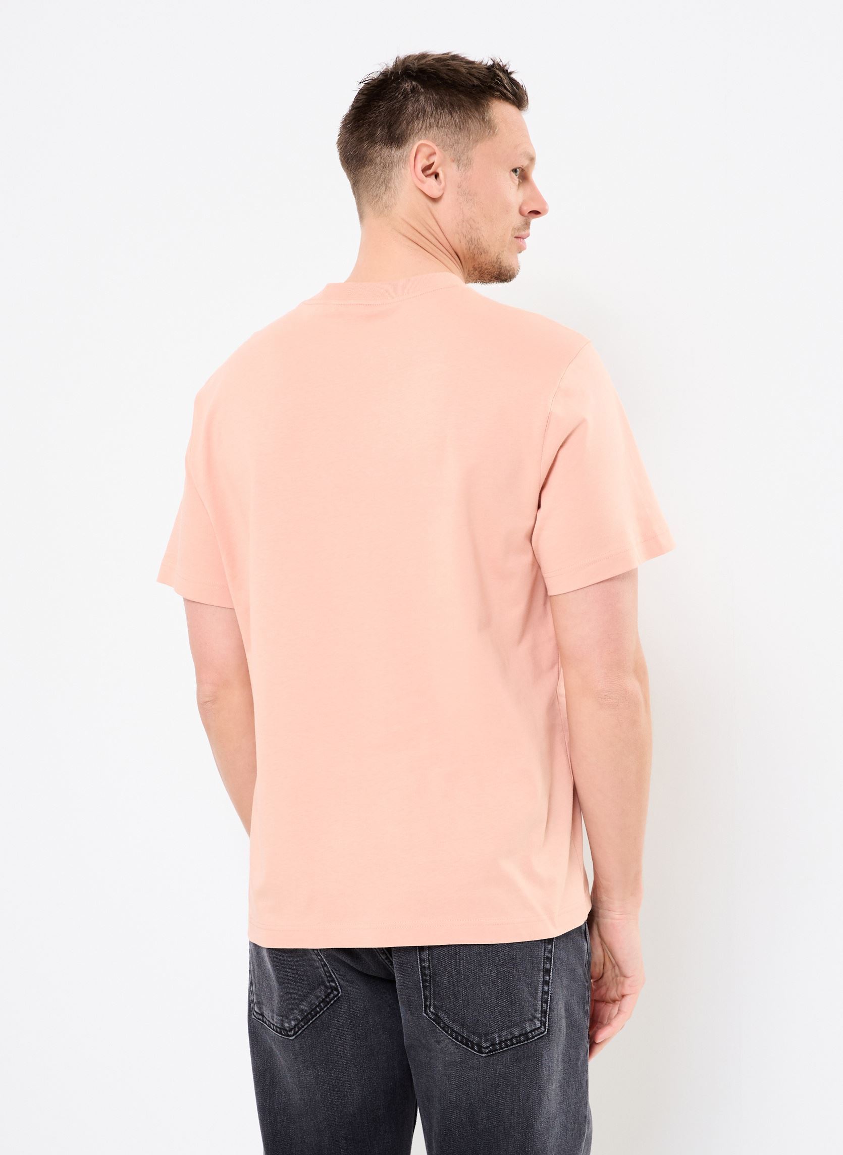 T-shirt a maniche corte Tee-shirt Lacoste TH0032 uomo beige Lacoste T-shirt a maniche corte Tee-shirt Lacoste TH0032 uomo beige LATTE