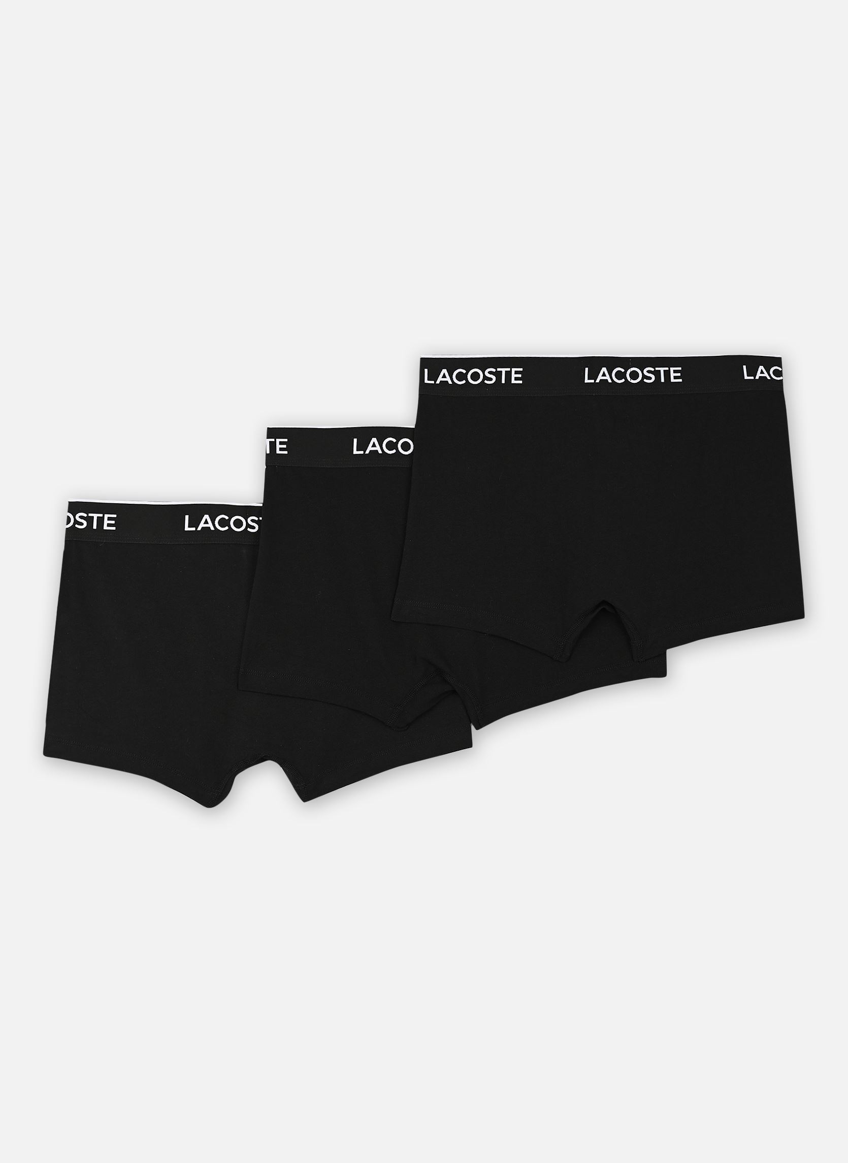 Sous-vêtements de sport Pack de 3 boxers Lacoste 5H1300 homme noir Lacoste Sous-vêtements de sport Pack de 3 boxers Lacoste 5H1300 homme noir NOIR