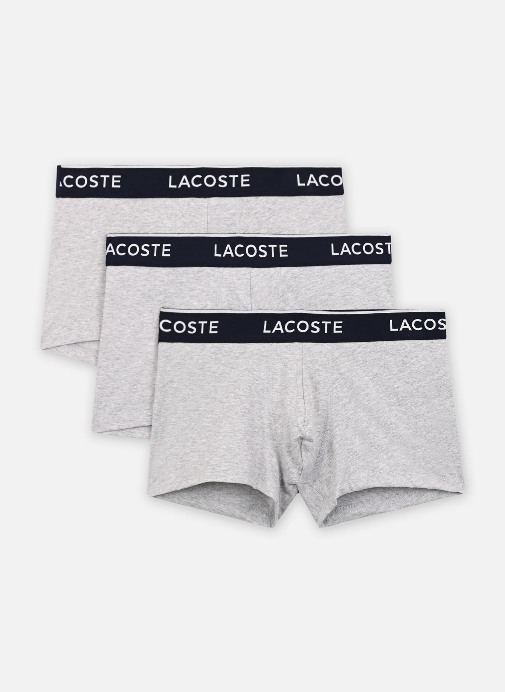 Sportunterwäsche Pack de 3 boxers Lacoste 5H1300 herren grau Lacoste Sportunterwäsche Pack de 3 boxers Lacoste 5H1300 herren grau ARGENT CHINE