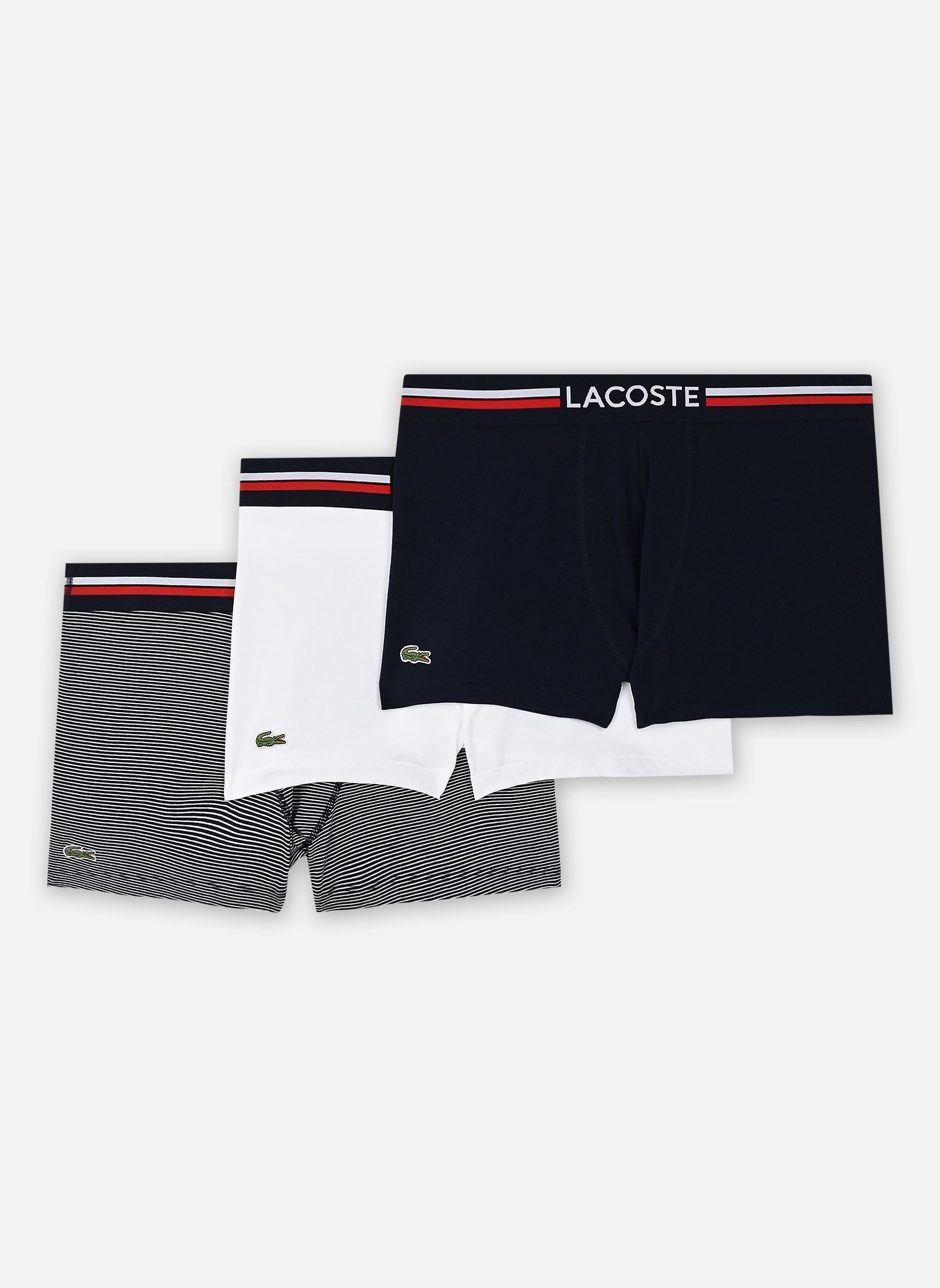 Vêtements Lacoste Pack de 3 boxers Lacoste 5H2382 pour Accessoires