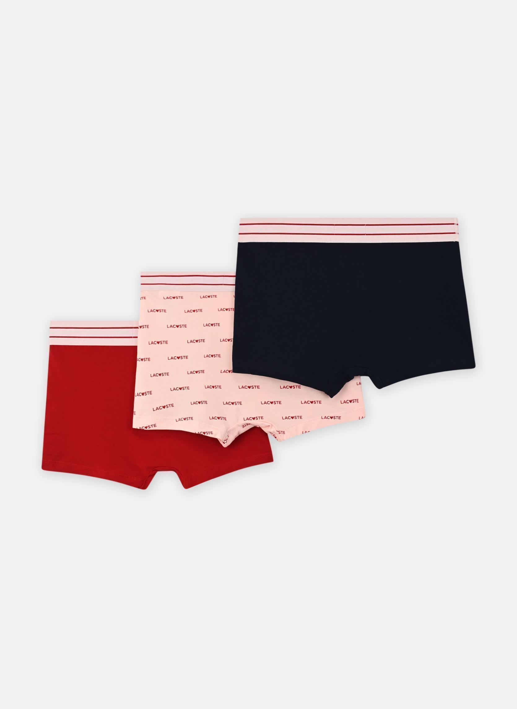 Sous-vêtements de sport Pack de 3 boxers Lacoste 5H4748 homme multicolore Lacoste Sous-vêtements de sport Pack de 3 boxers Lacoste 5H4748 homme multicolore MARINE/EGLANTIER-COCCINEL
