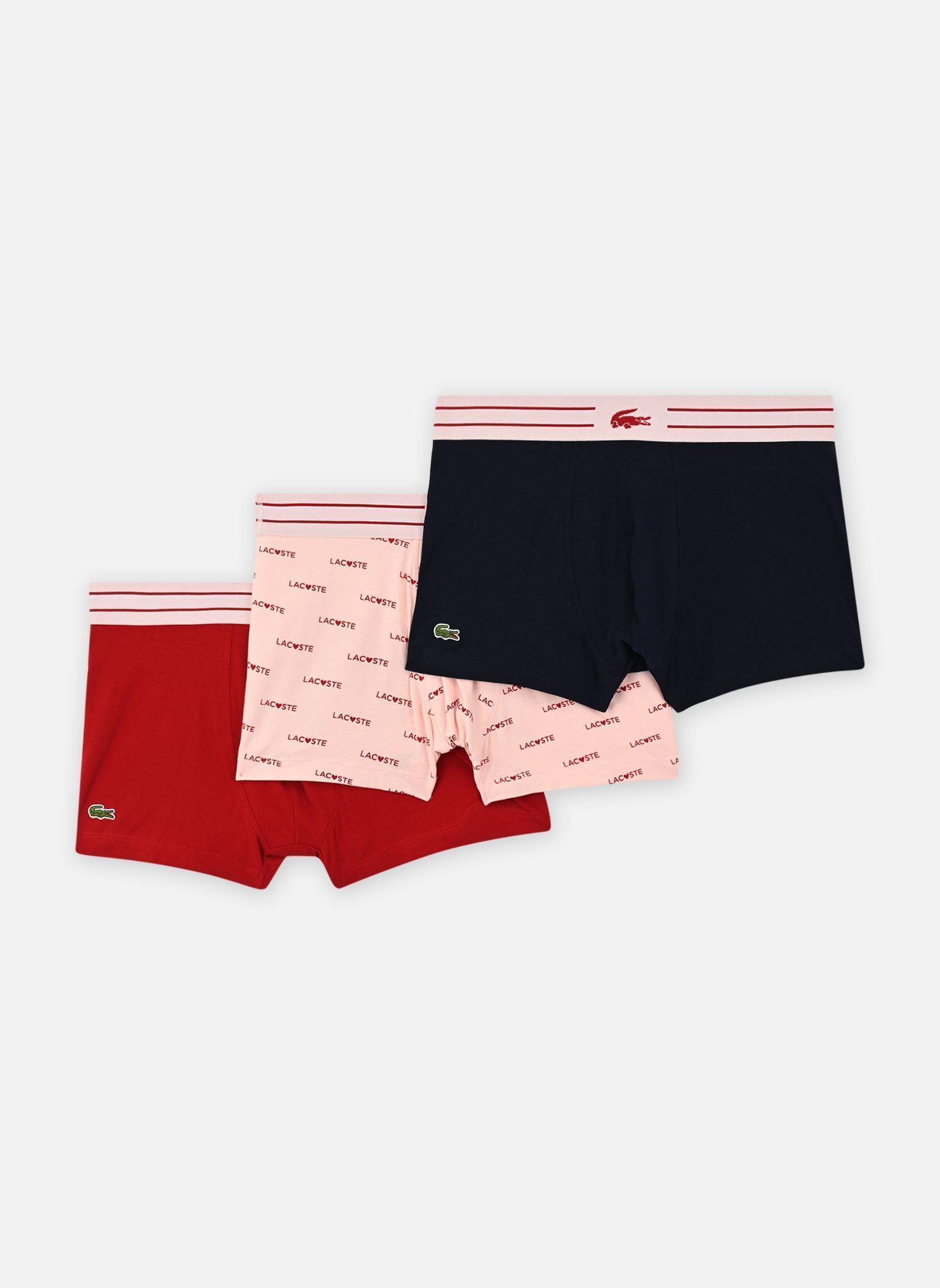 Vêtements Lacoste Pack de 3 boxers Lacoste 5H4748 pour Accessoires