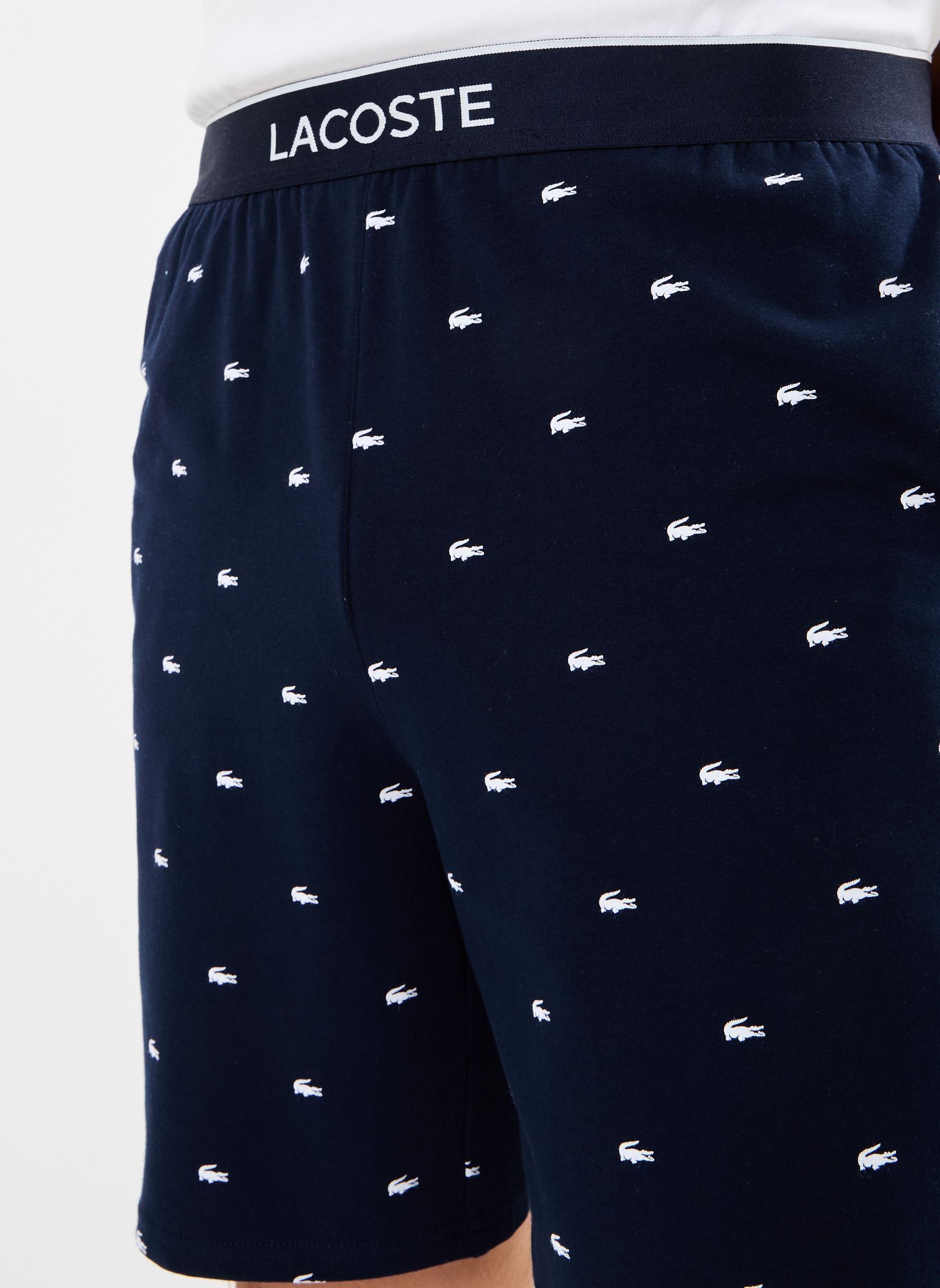 Caleçons longs Short long Lacoste GH0645 homme bleu Lacoste Caleçons longs Short long Lacoste GH0645 homme bleu MARINE/BLANC