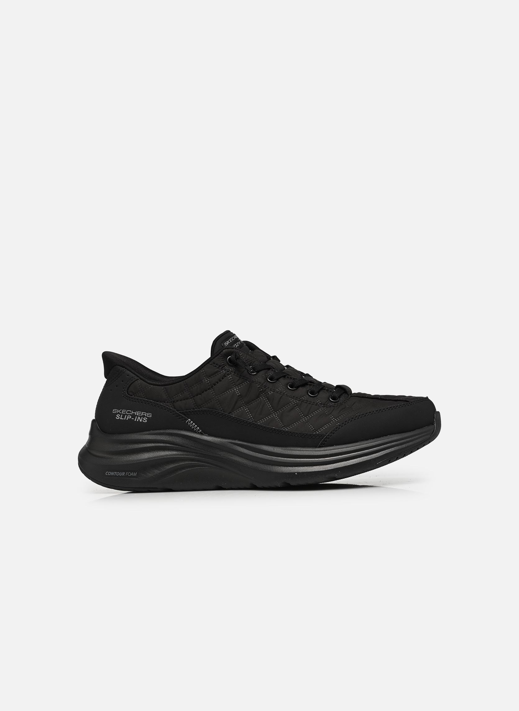 Niedrige Sneaker SLIP-INS Contour Foam - Cozy Fit herren schwarz Skechers Niedrige Sneaker SLIP-INS Contour Foam - Cozy Fit herren schwarz BBK