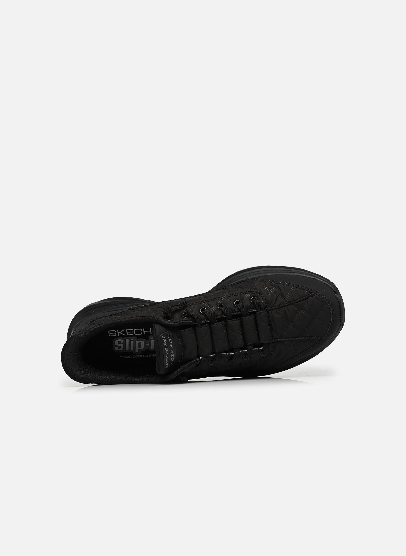 Niedrige Sneaker SLIP-INS Contour Foam - Cozy Fit herren schwarz Skechers Niedrige Sneaker SLIP-INS Contour Foam - Cozy Fit herren schwarz BBK