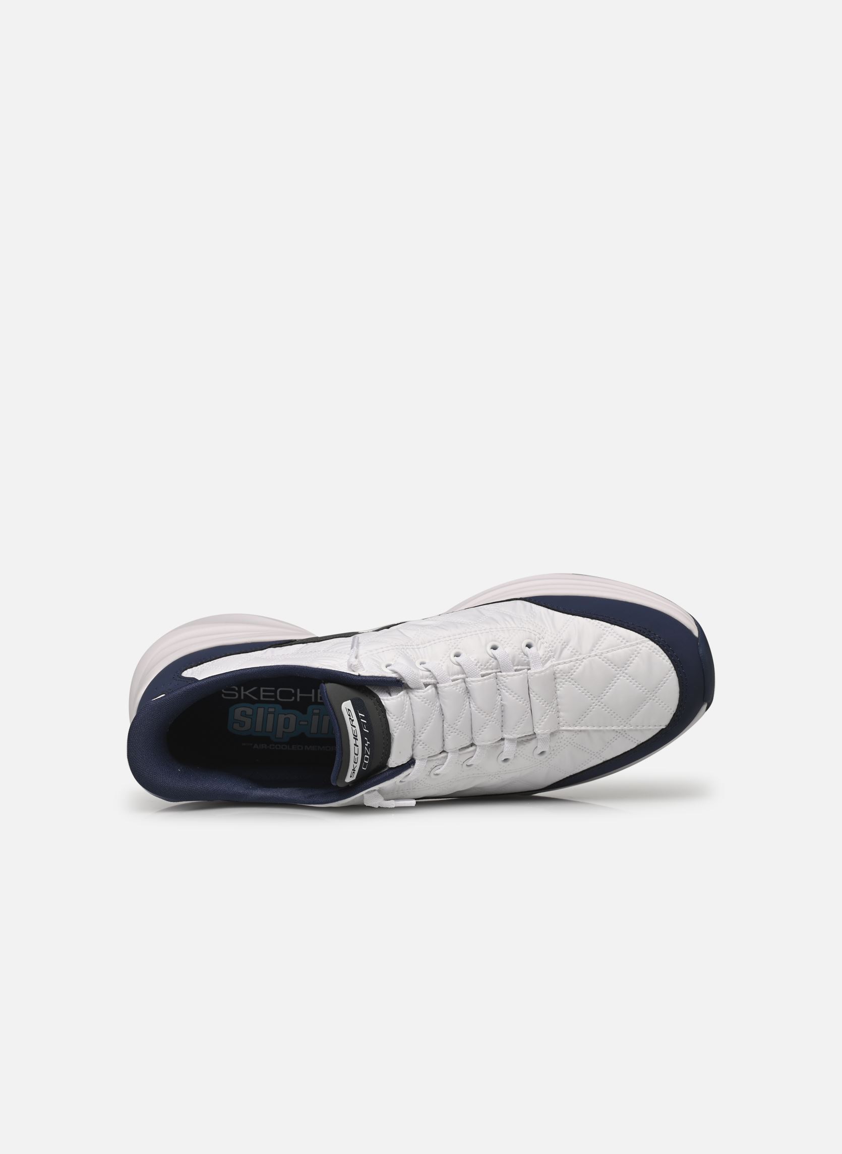 Baskets SLIP-INS Contour Foam - Cozy Fit homme blanc Skechers Baskets SLIP-INS Contour Foam - Cozy Fit homme blanc WNV