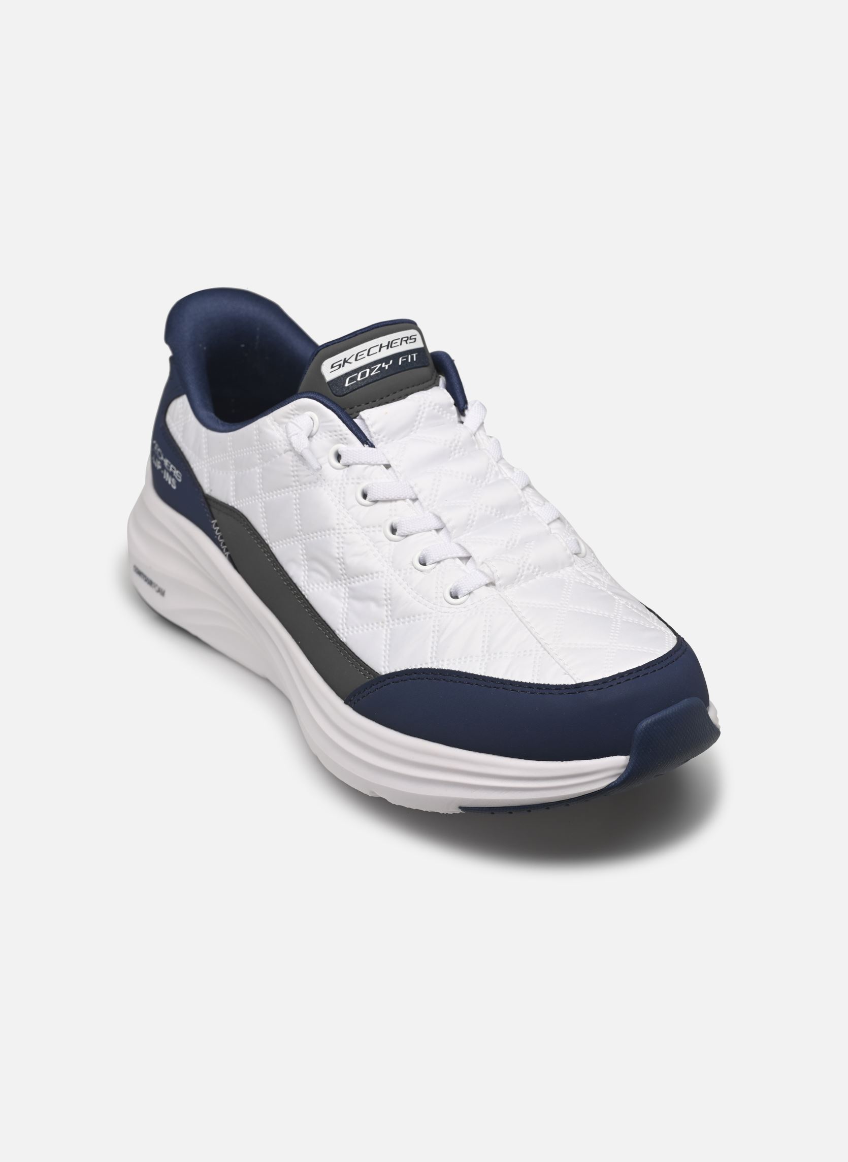 Baskets SLIP-INS Contour Foam - Cozy Fit homme blanc Skechers Baskets SLIP-INS Contour Foam - Cozy Fit homme blanc WNV