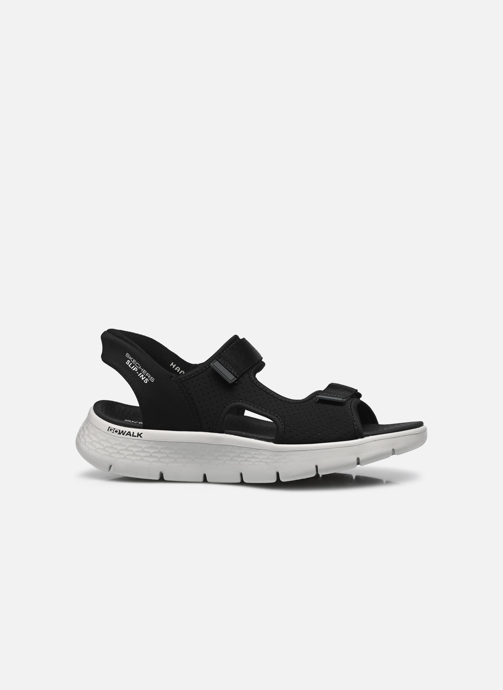 Sandali e ciabattine SLIP-INS Go Walk Flex Sd - Easy Entry uomo nero Skechers Sandali e ciabattine SLIP-INS Go Walk Flex Sd - Easy Entry uomo nero BKGY