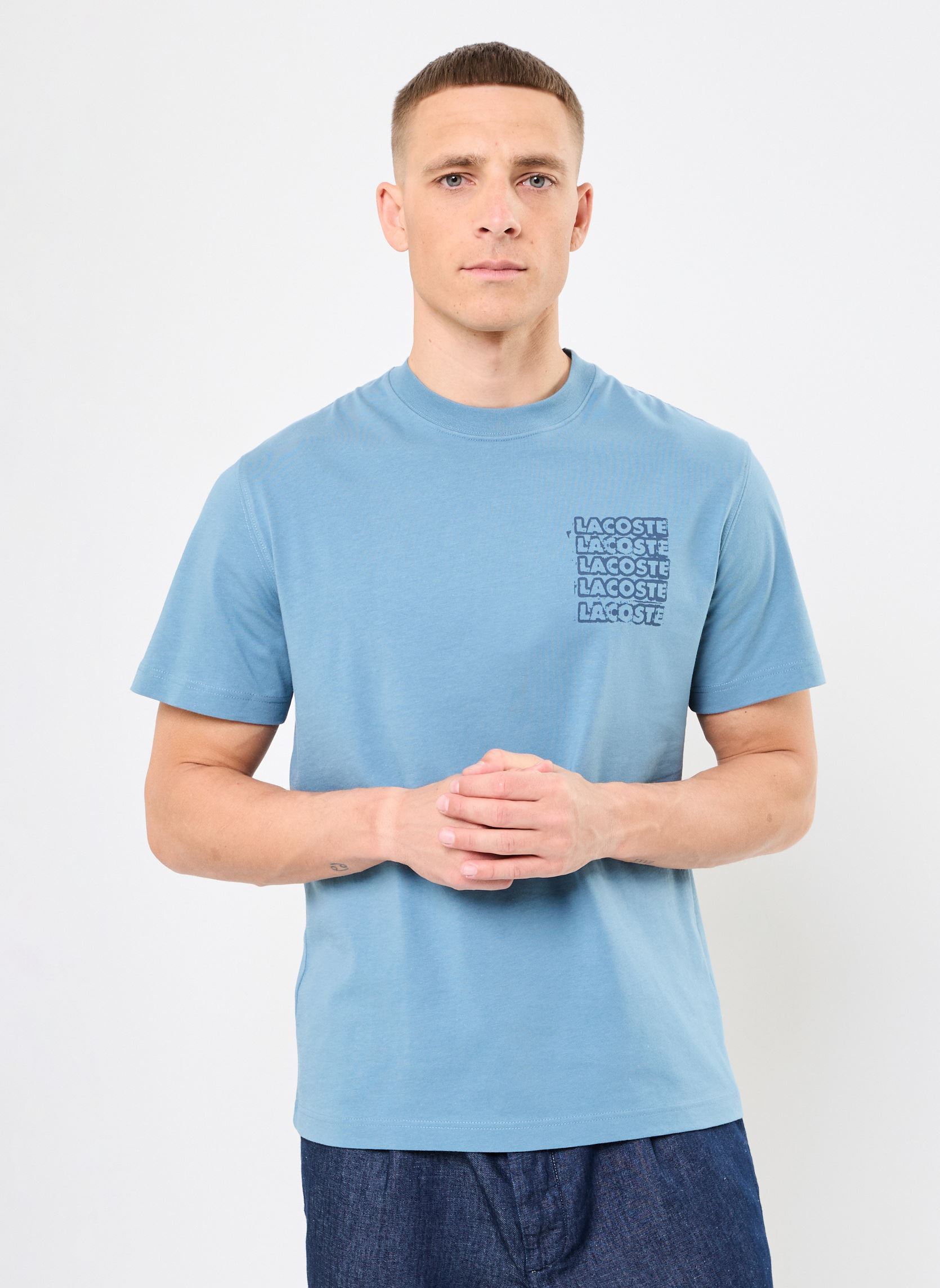 T shirt Lacoste T shirt homme Ref 65765 CUN EU