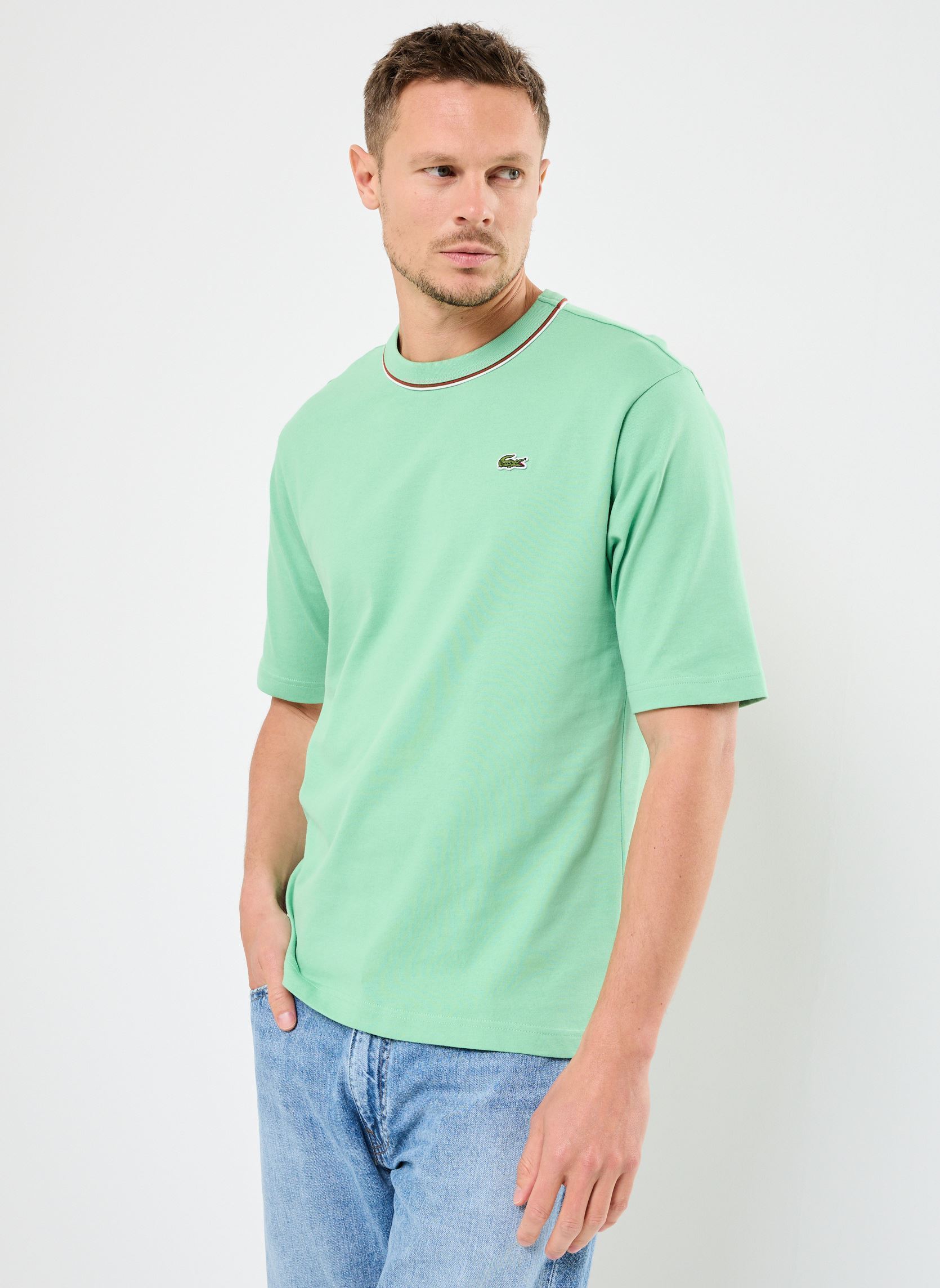 Vêtements Lacoste Tee shirt Lacoste TH8757 pour Accessoires