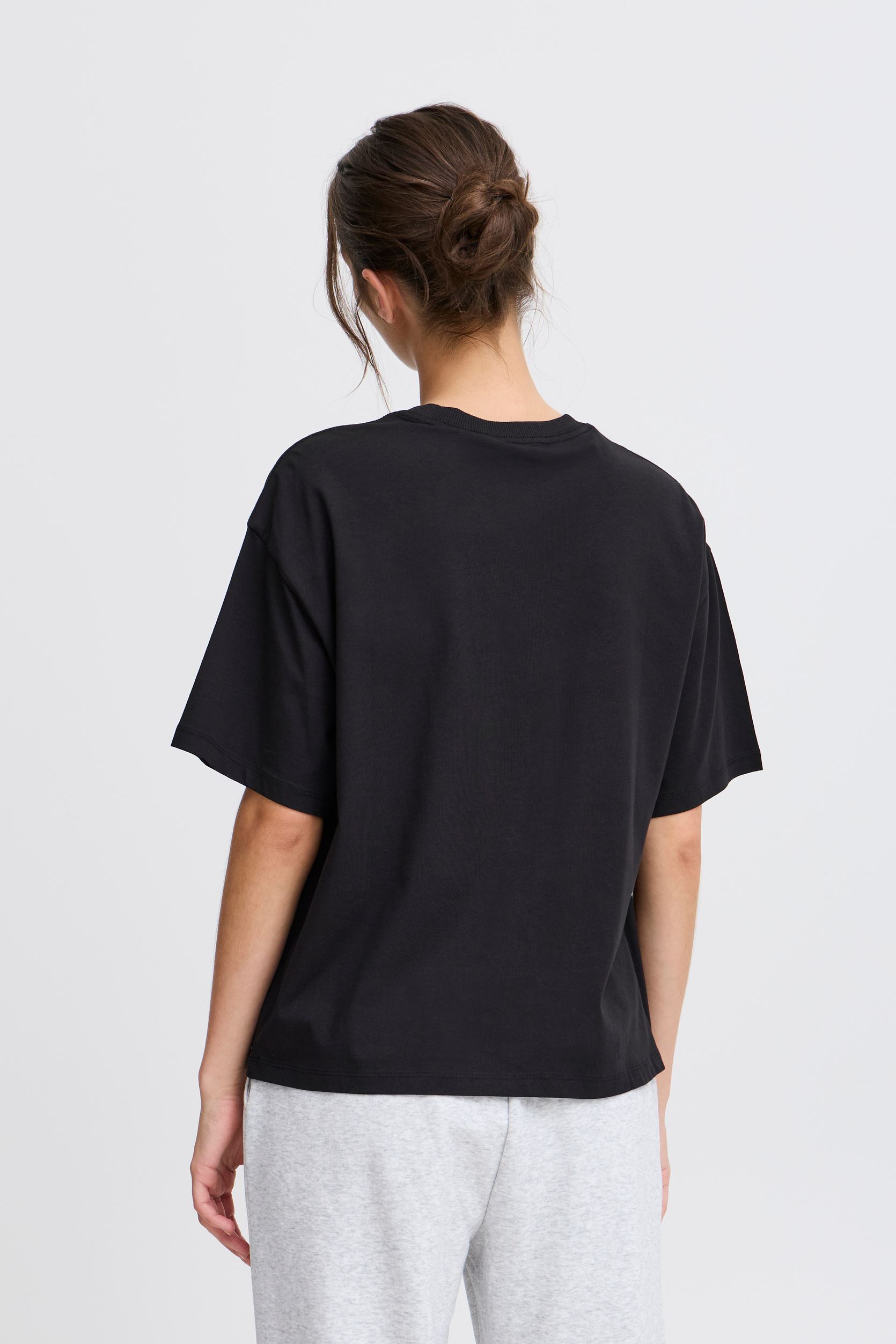 Kurzarm-T-Shirts JCSIMONA BOX TSHIRT damen schwarz The Jogg Concept Kurzarm-T-Shirts JCSIMONA BOX TSHIRT damen schwarz BLACK