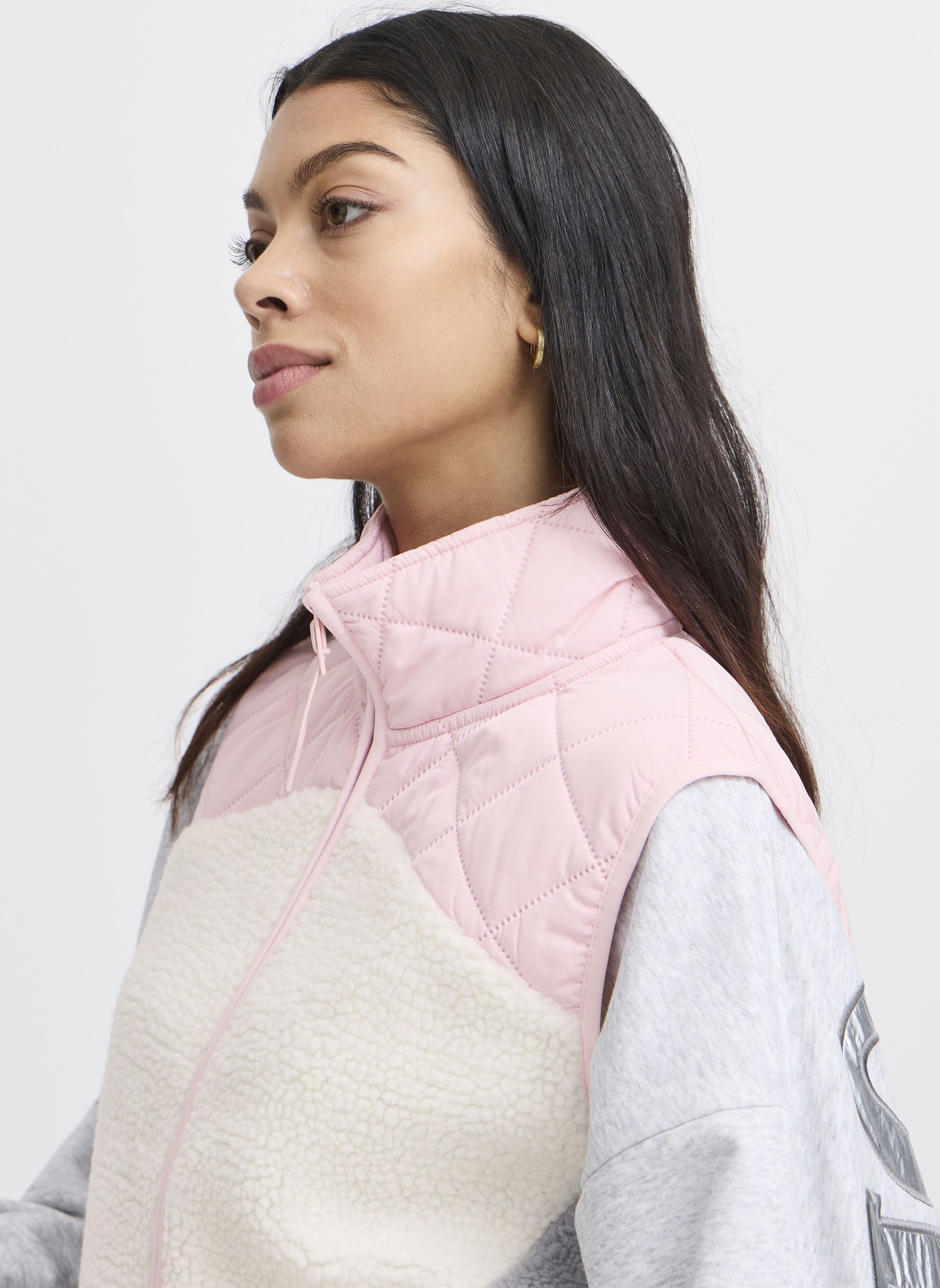 Vestes sans manches JCBERRI WAISTCOAT 7 femme blanc The Jogg Concept Vestes sans manches JCBERRI WAISTCOAT 7 femme blanc ALMOND BLOSSOM MIX