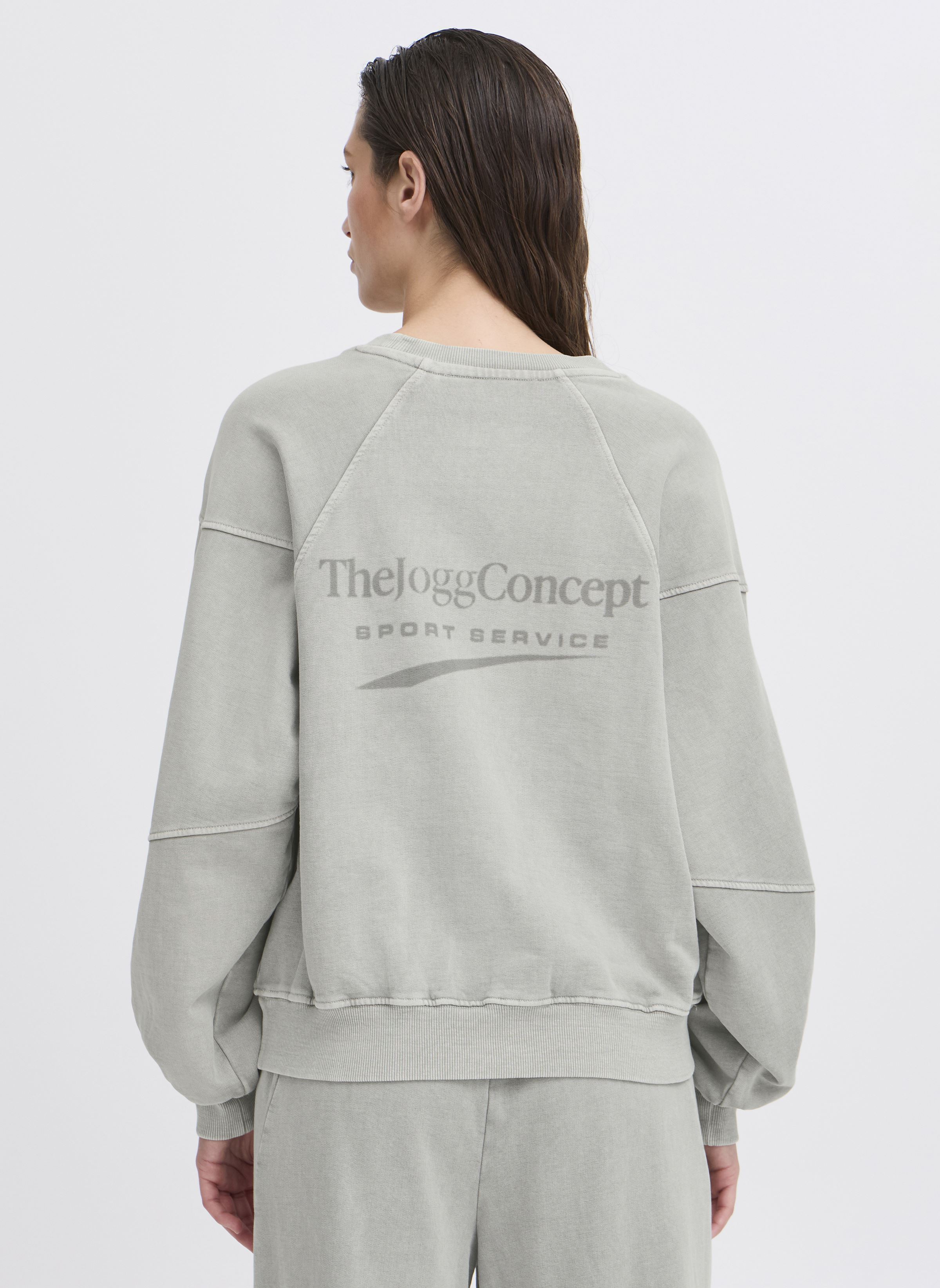 Felpe JCRUBI CUTLINE SWEAT donna grigio The Jogg Concept Felpe JCRUBI CUTLINE SWEAT donna grigio GRIFFIN