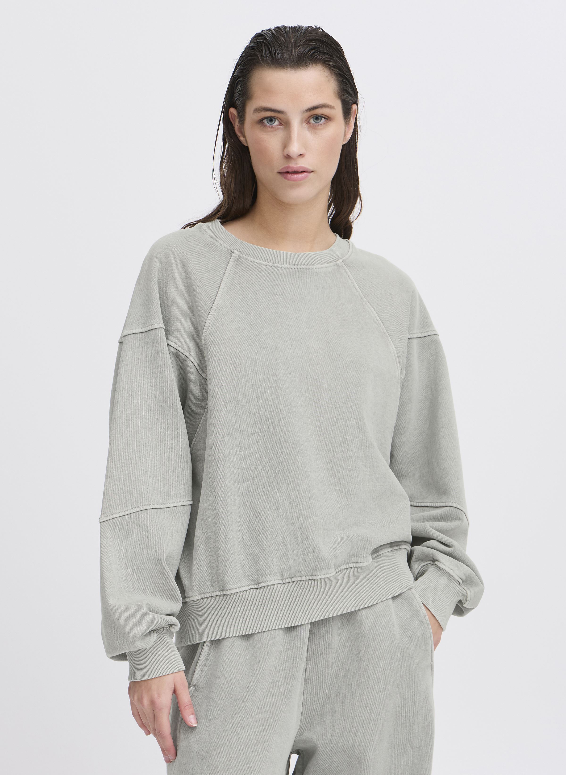 Felpe JCRUBI CUTLINE SWEAT donna grigio The Jogg Concept Felpe JCRUBI CUTLINE SWEAT donna grigio GRIFFIN