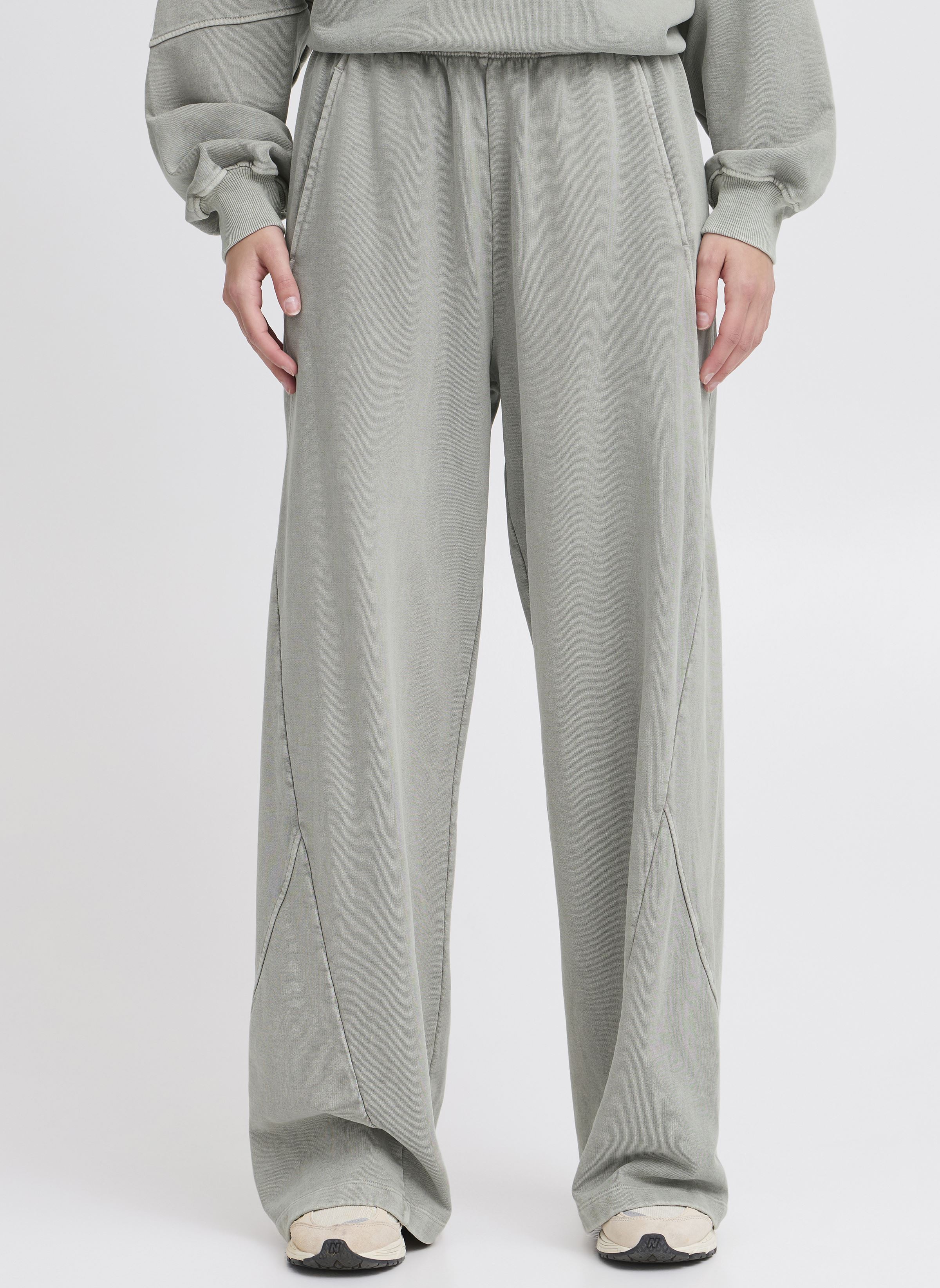 Jogginghosen JCRUBI CUTLINE W PANTS damen grau The Jogg Concept Jogginghosen JCRUBI CUTLINE W PANTS damen grau GRIFFIN