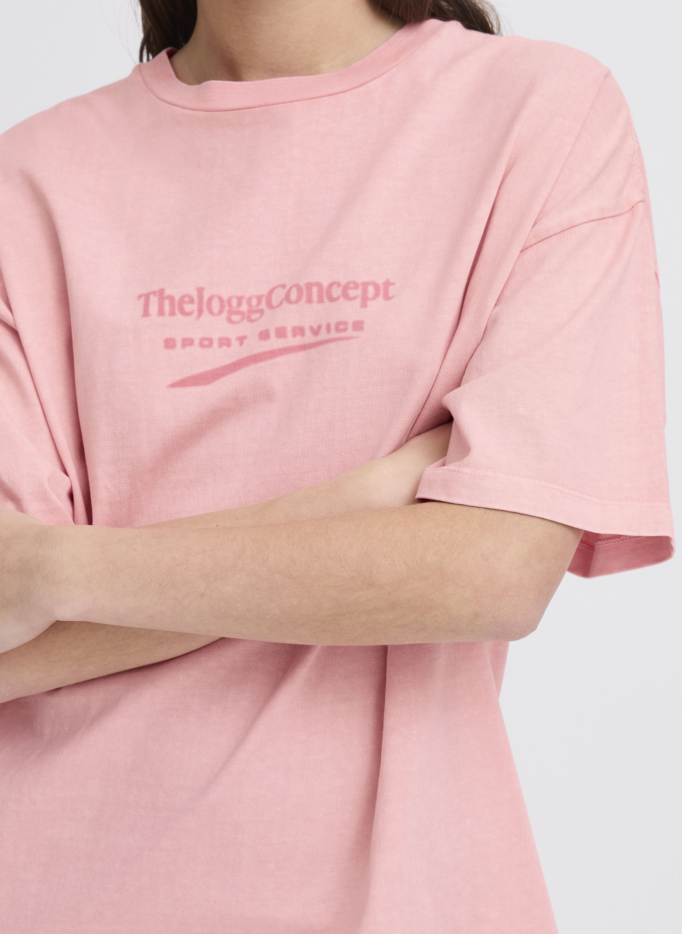 Kurzarm-T-Shirts JCSADIA LOGO TSHIRT damen rosa The Jogg Concept Kurzarm-T-Shirts JCSADIA LOGO TSHIRT damen rosa ALMOND BLOSSOM