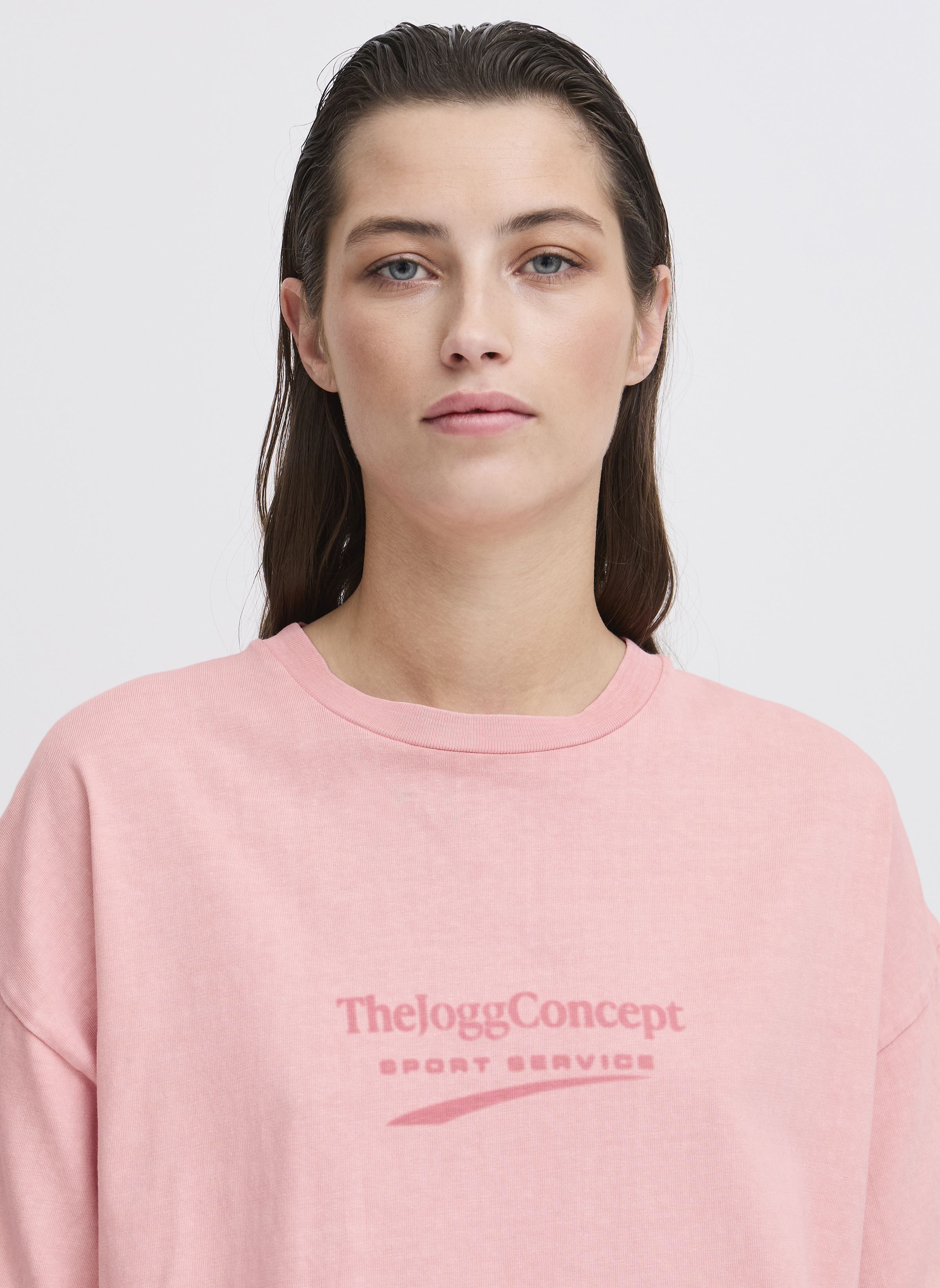 Kurzarm-T-Shirts JCSADIA LOGO TSHIRT damen rosa The Jogg Concept Kurzarm-T-Shirts JCSADIA LOGO TSHIRT damen rosa ALMOND BLOSSOM