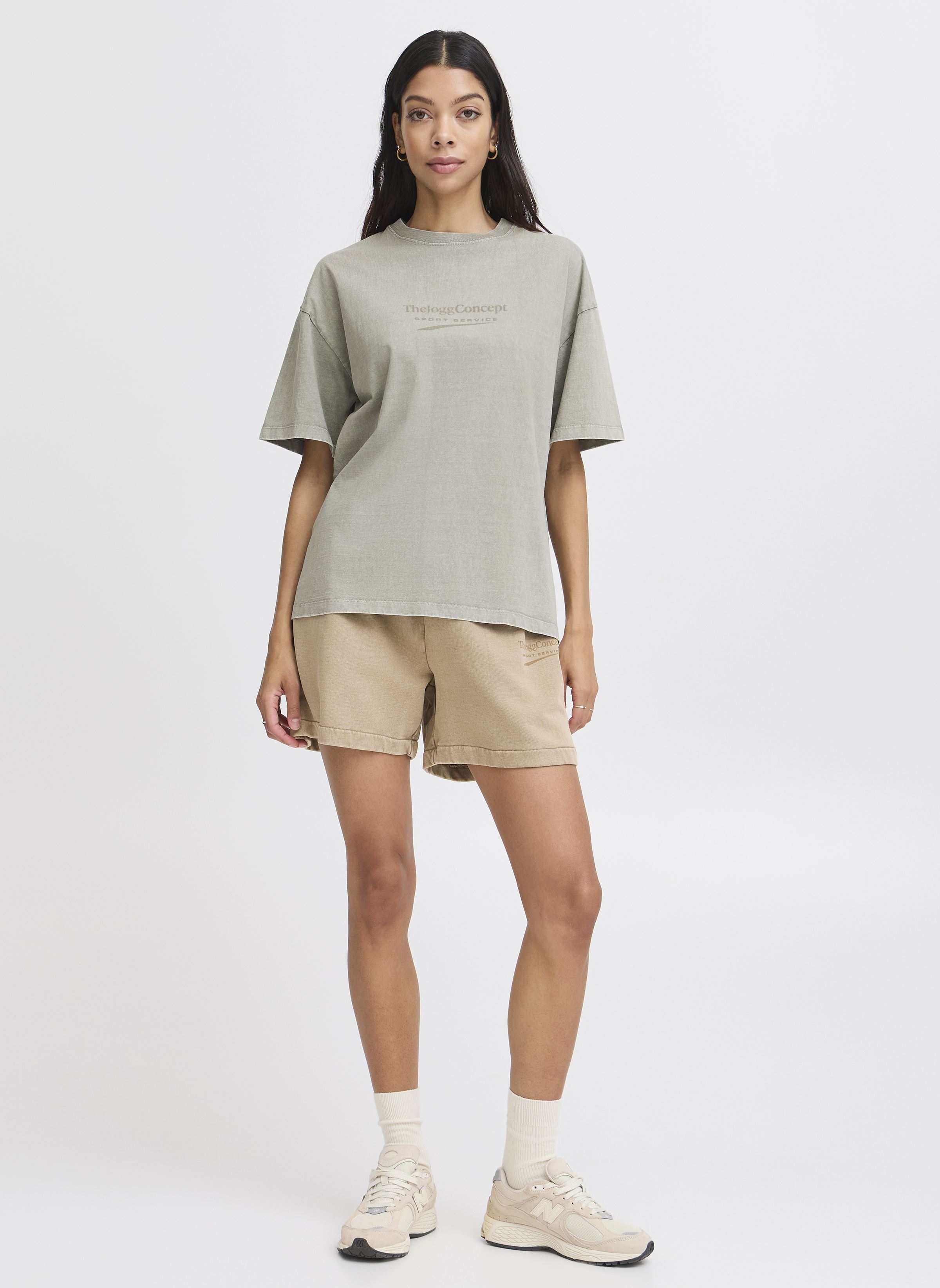 Kurzarm-T-Shirts JCSADIA LOGO TSHIRT damen grau The Jogg Concept Kurzarm-T-Shirts JCSADIA LOGO TSHIRT damen grau GRIFFIN