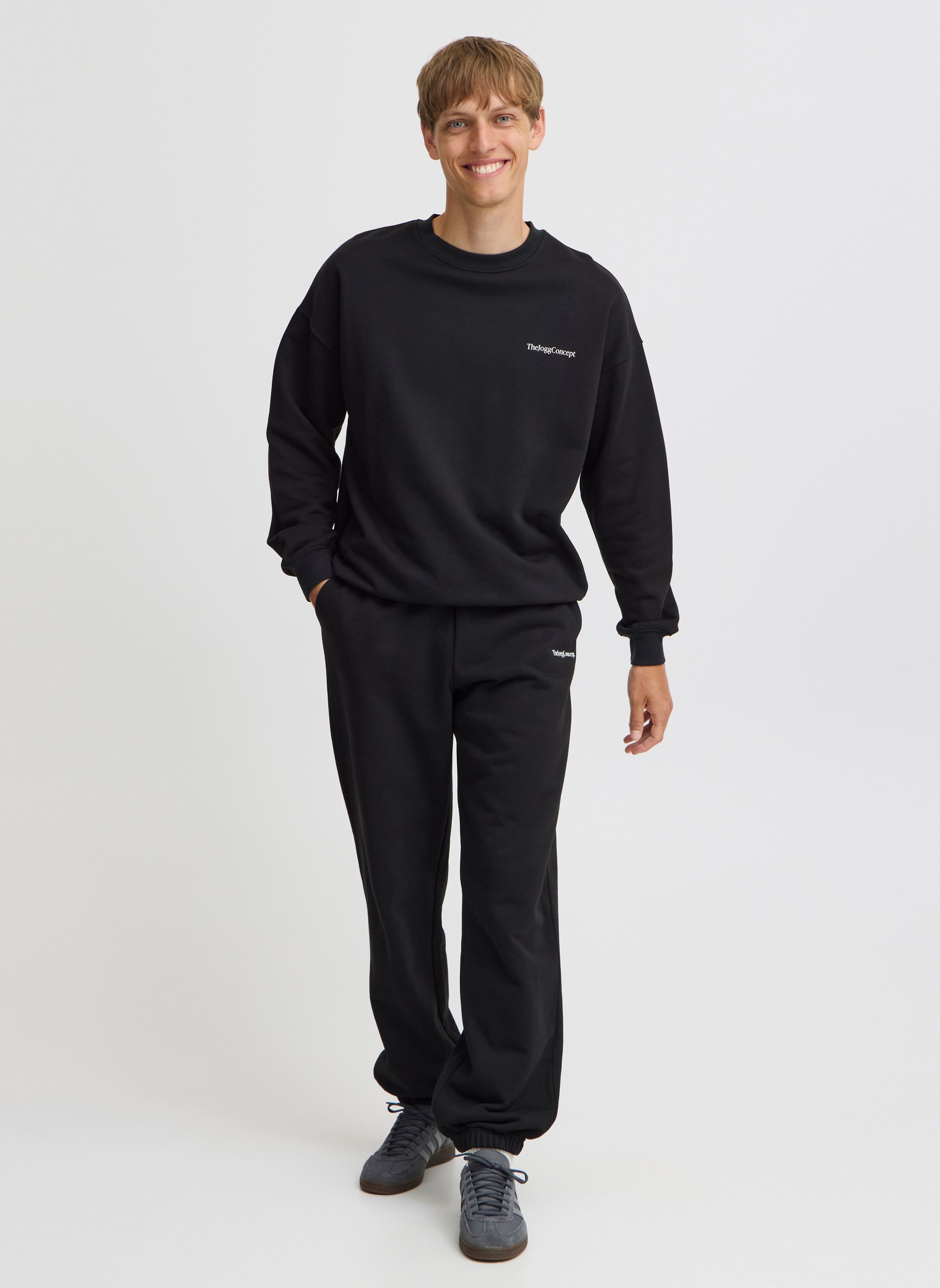 Sweaters met rits JCMSANDER SWEAT heren zwart The Jogg Concept Sweaters met rits JCMSANDER SWEAT heren zwart BLACK