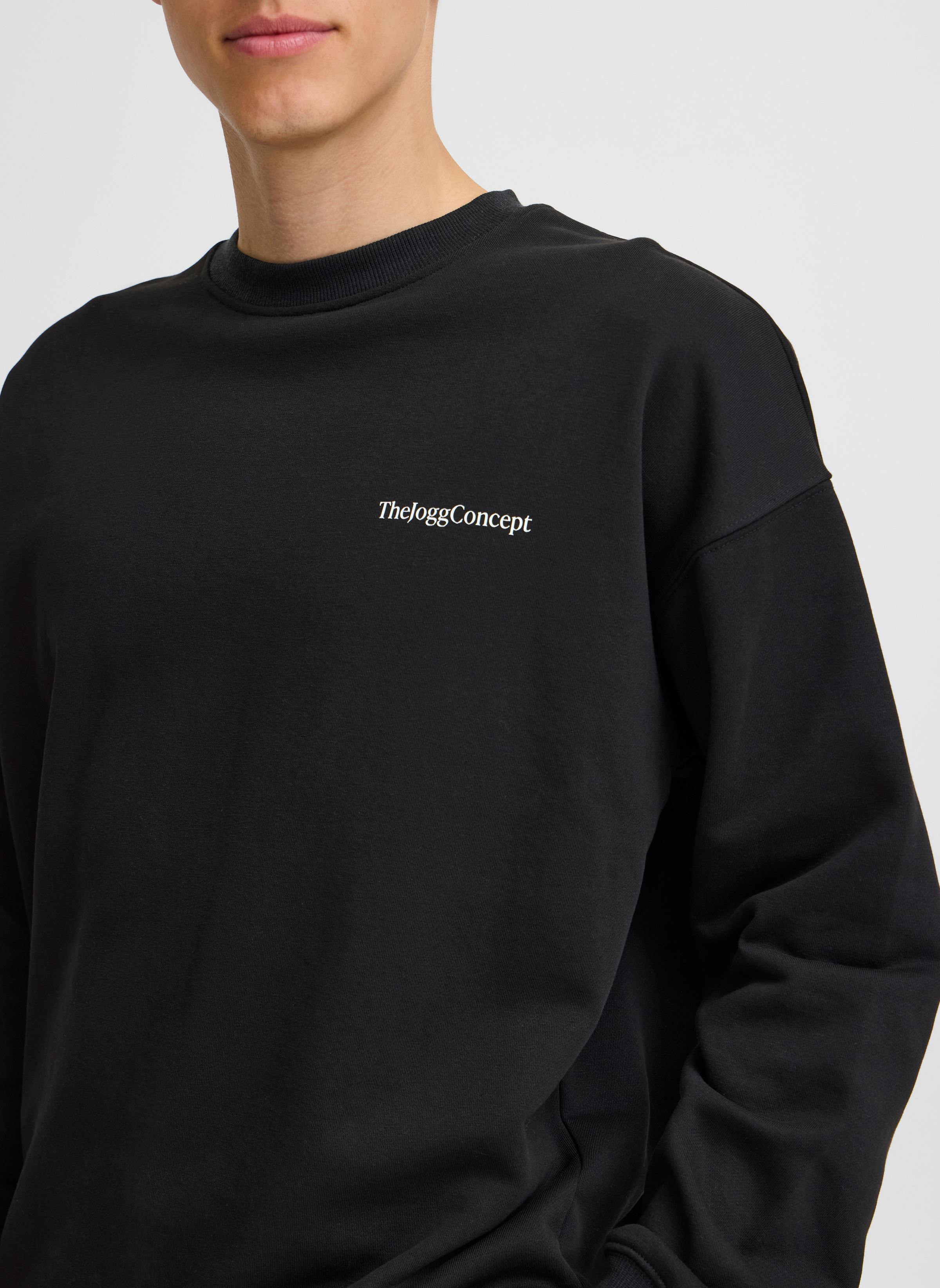 Sweaters met rits JCMSANDER SWEAT heren zwart The Jogg Concept Sweaters met rits JCMSANDER SWEAT heren zwart BLACK