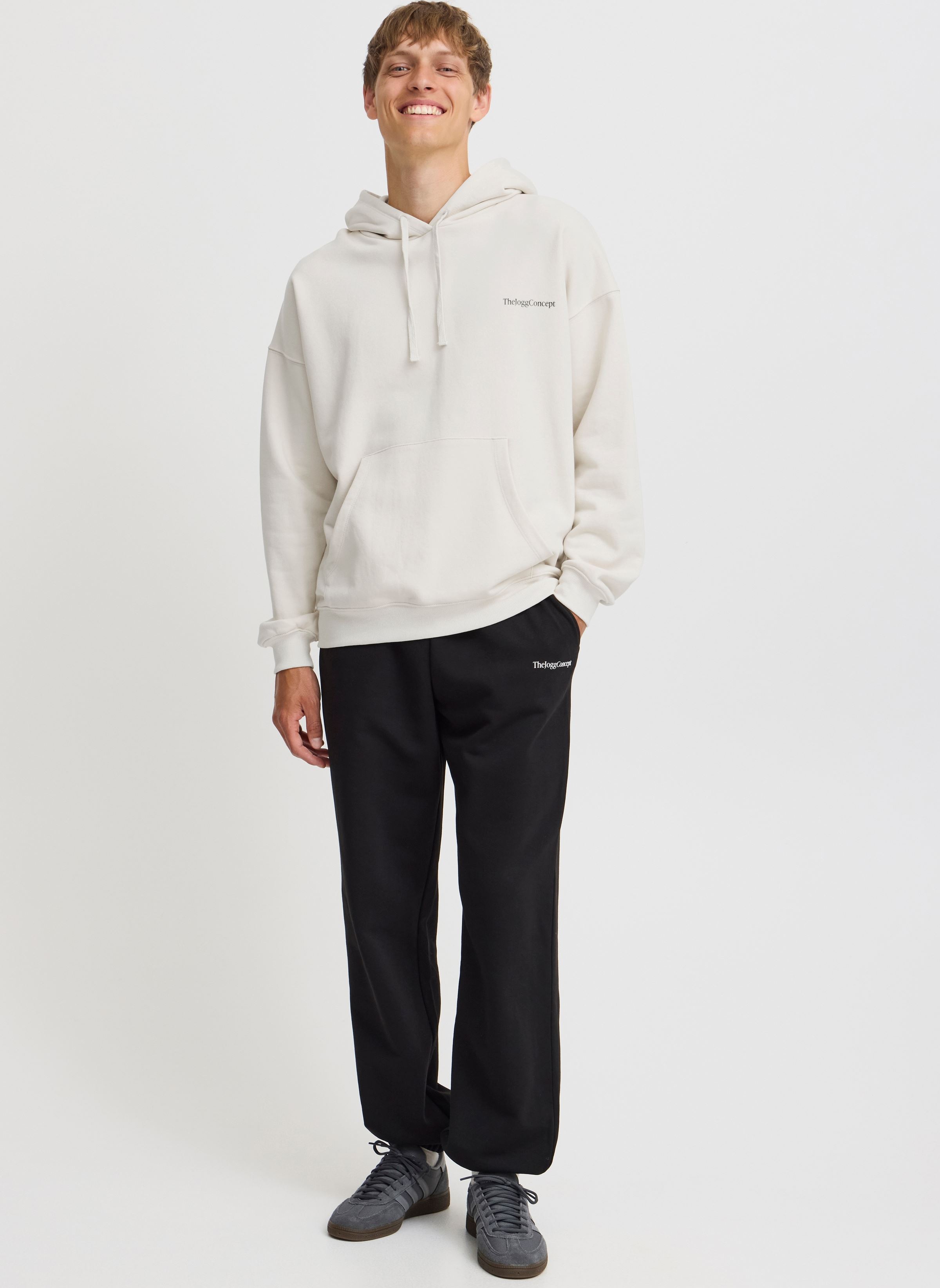 Kapuzenpullover JCMSANDER HOODIE SWEAT herren beige The Jogg Concept Kapuzenpullover JCMSANDER HOODIE SWEAT herren beige BIRCH