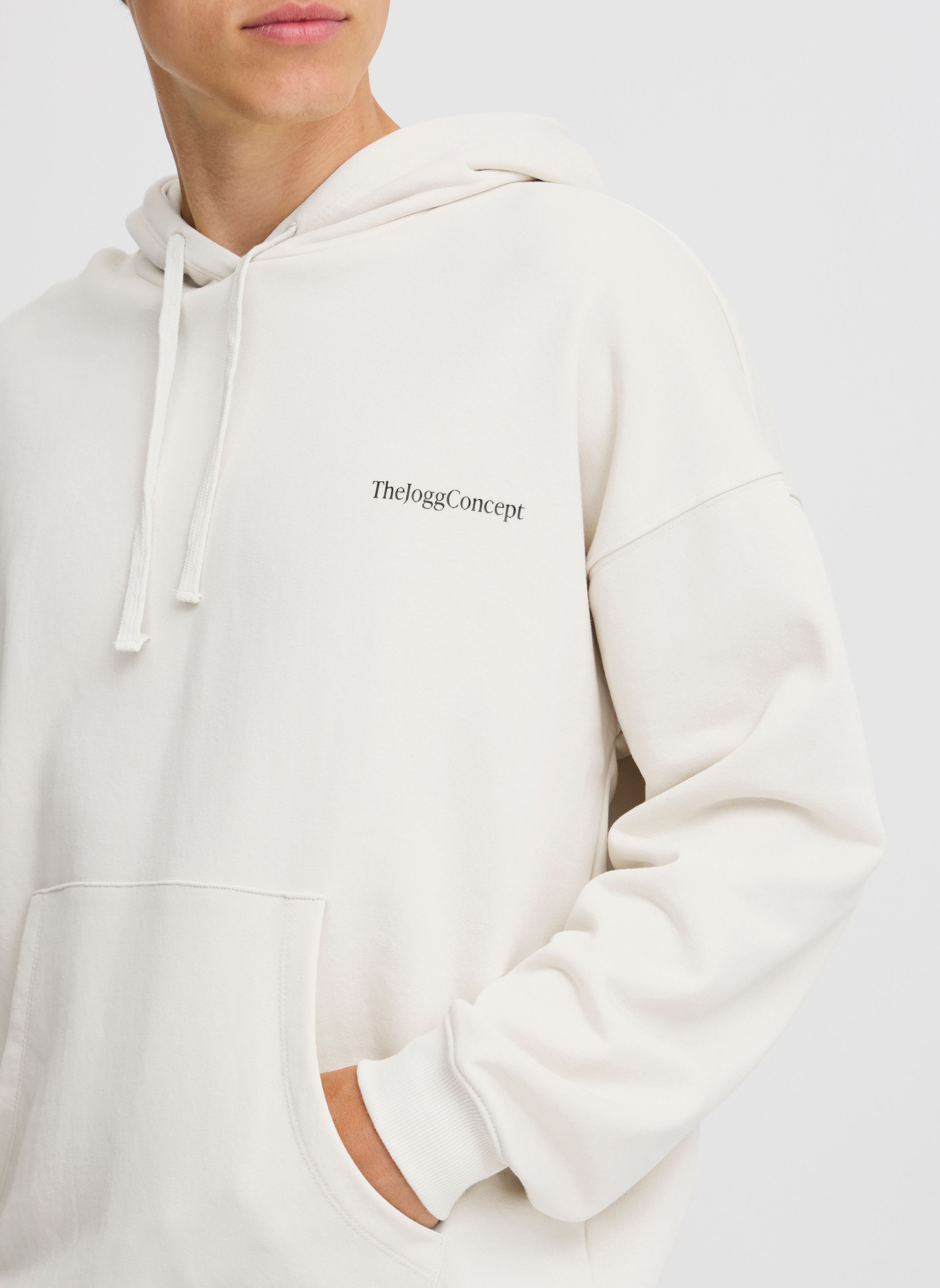 Kapuzenpullover JCMSANDER HOODIE SWEAT herren beige The Jogg Concept Kapuzenpullover JCMSANDER HOODIE SWEAT herren beige BIRCH