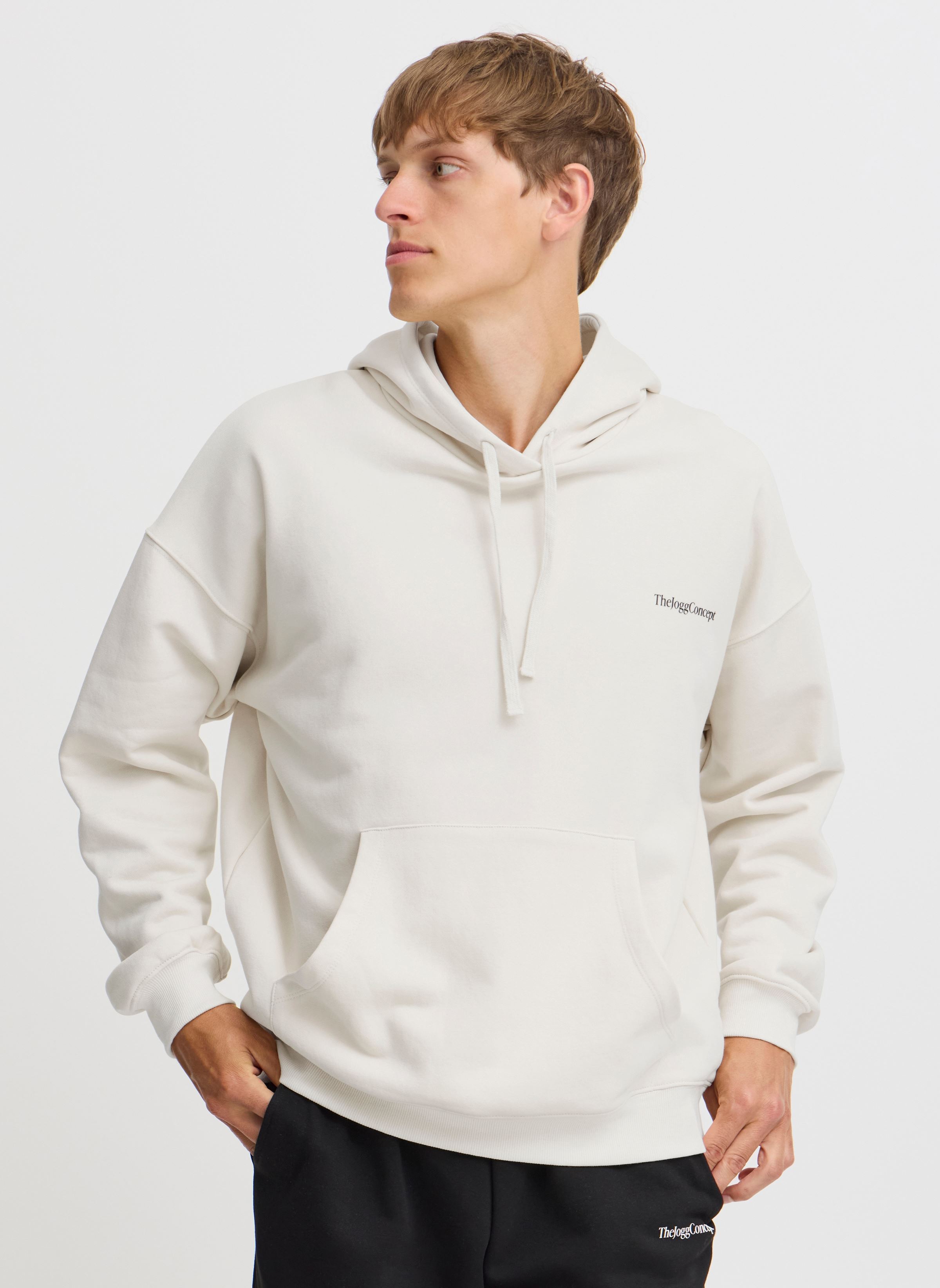 Kapuzenpullover JCMSANDER HOODIE SWEAT herren beige The Jogg Concept Kapuzenpullover JCMSANDER HOODIE SWEAT herren beige BIRCH
