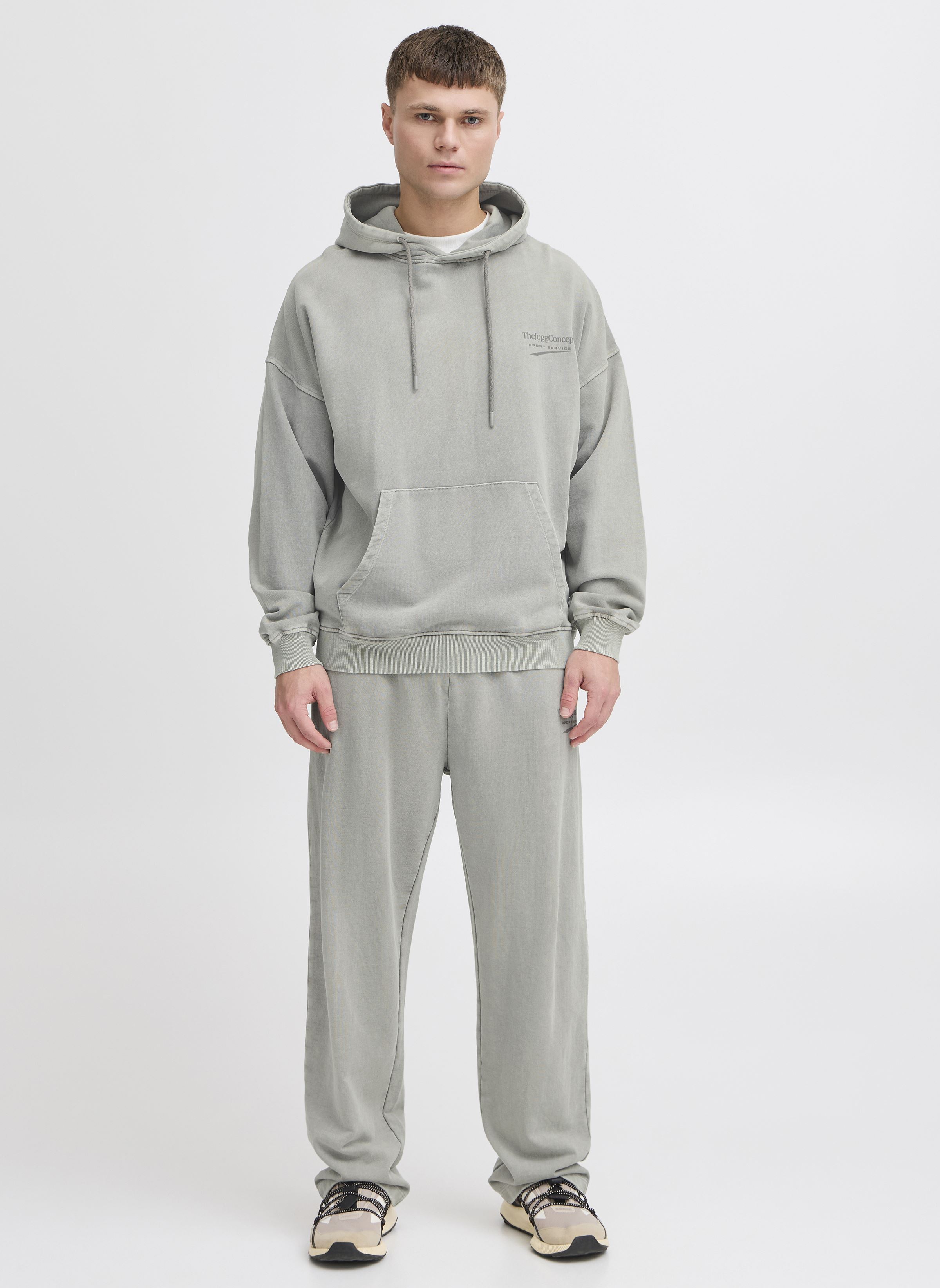 Sweats à capuche JCMRUBI LOGO HOODIE homme gris The Jogg Concept Sweats à capuche JCMRUBI LOGO HOODIE homme gris GRIFFIN