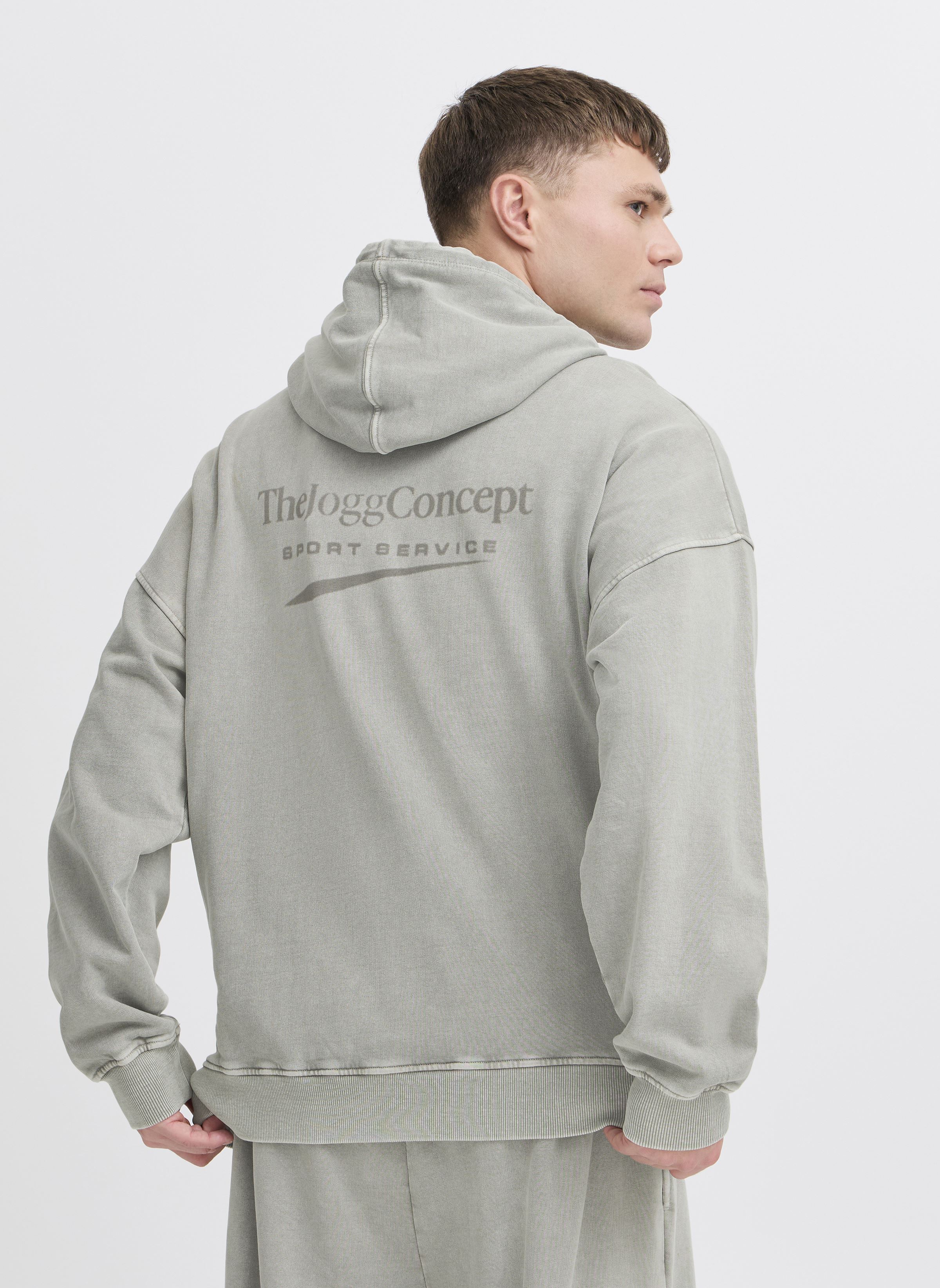 Sweats à capuche JCMRUBI LOGO HOODIE homme gris The Jogg Concept Sweats à capuche JCMRUBI LOGO HOODIE homme gris GRIFFIN