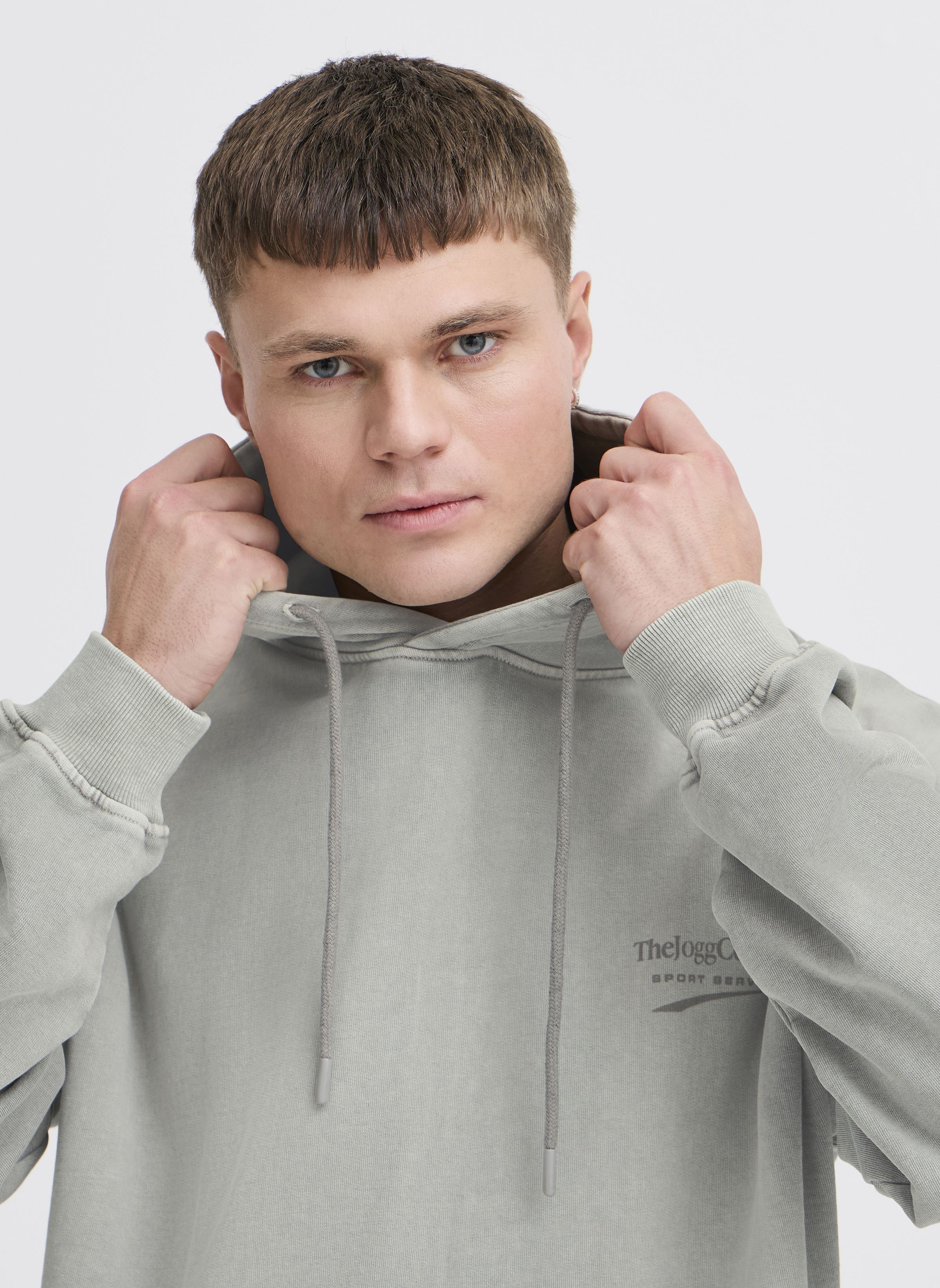 Sweats à capuche JCMRUBI LOGO HOODIE homme gris The Jogg Concept Sweats à capuche JCMRUBI LOGO HOODIE homme gris GRIFFIN
